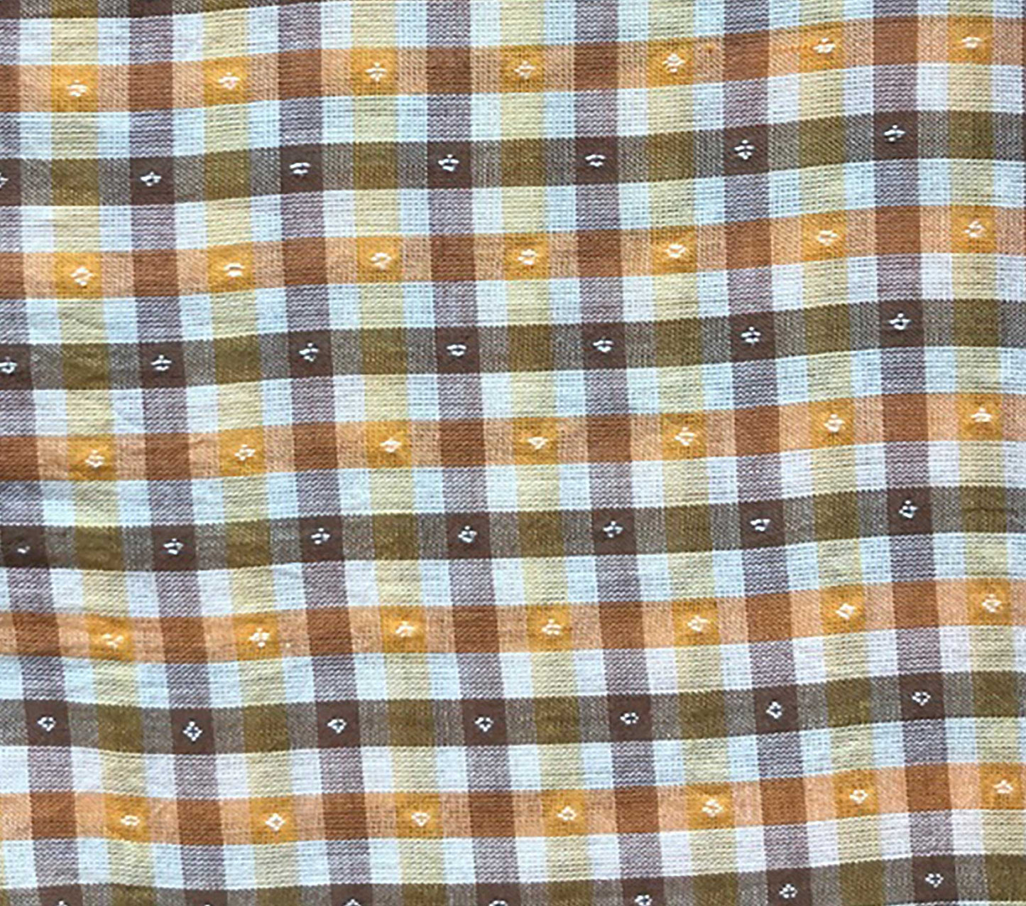 HMD -- SABINE DRESS -- ORANGE MERINGUE PLAID