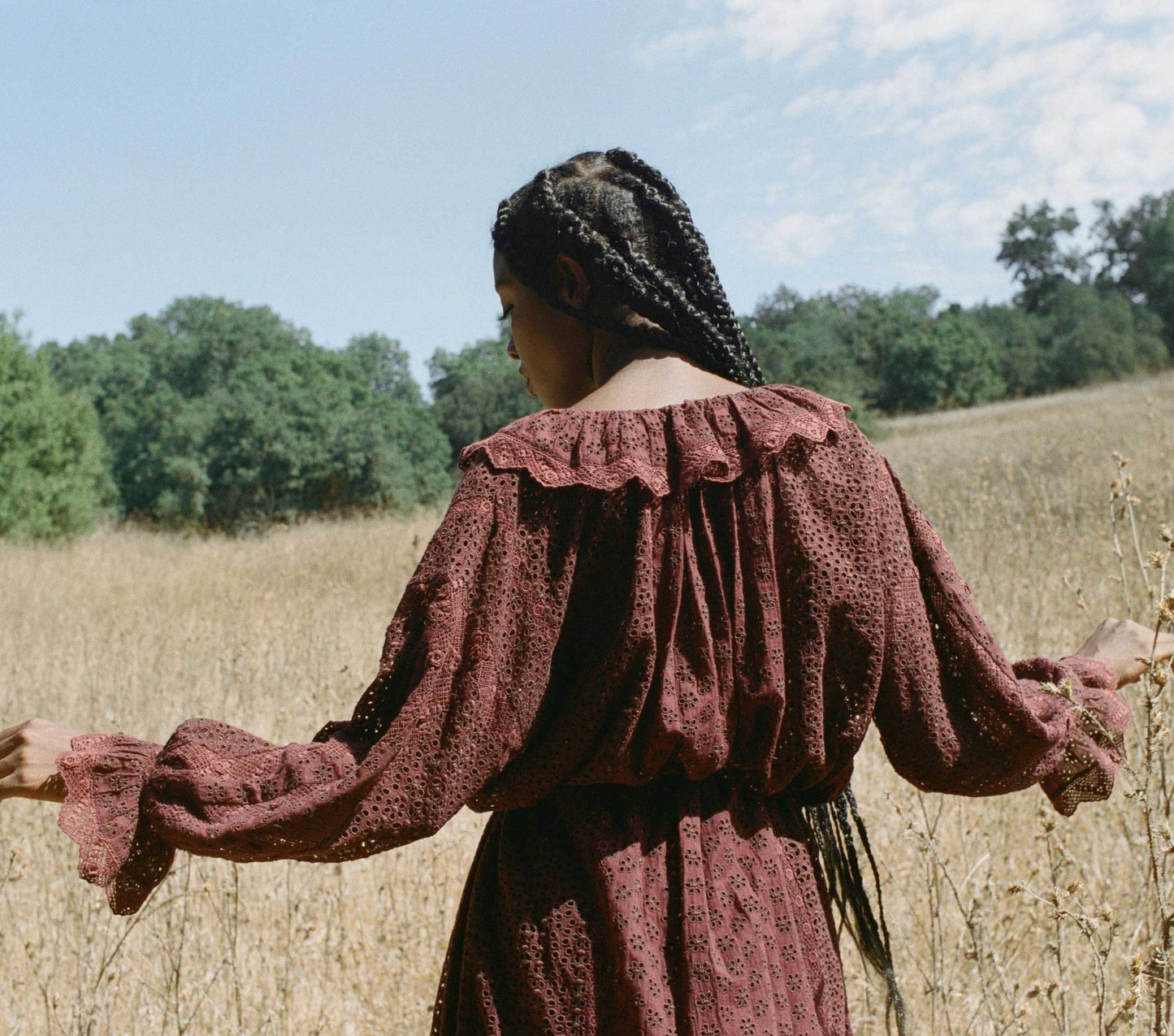 HMD -- PERSEPHONE DRESS -- ANTIQUE WALNUT