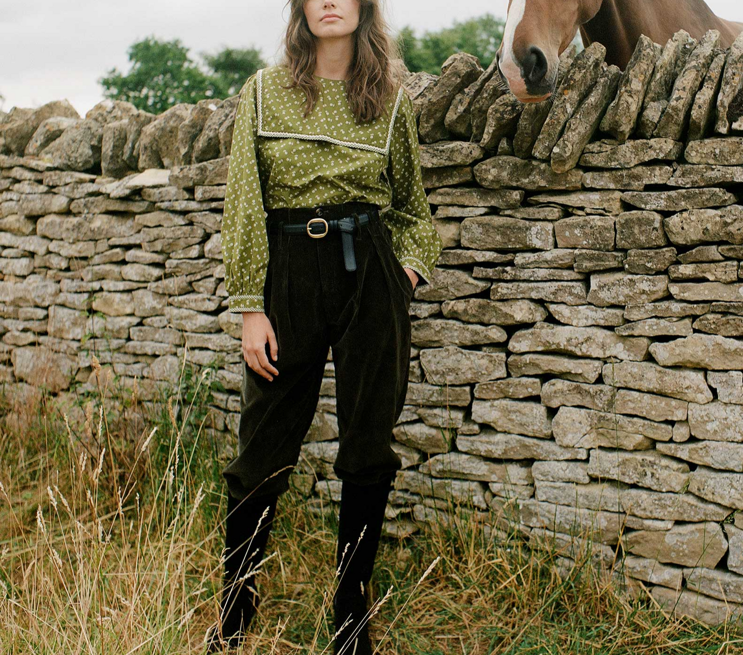 HMD -- RENOIR TOP -- CYPRESS CALICO