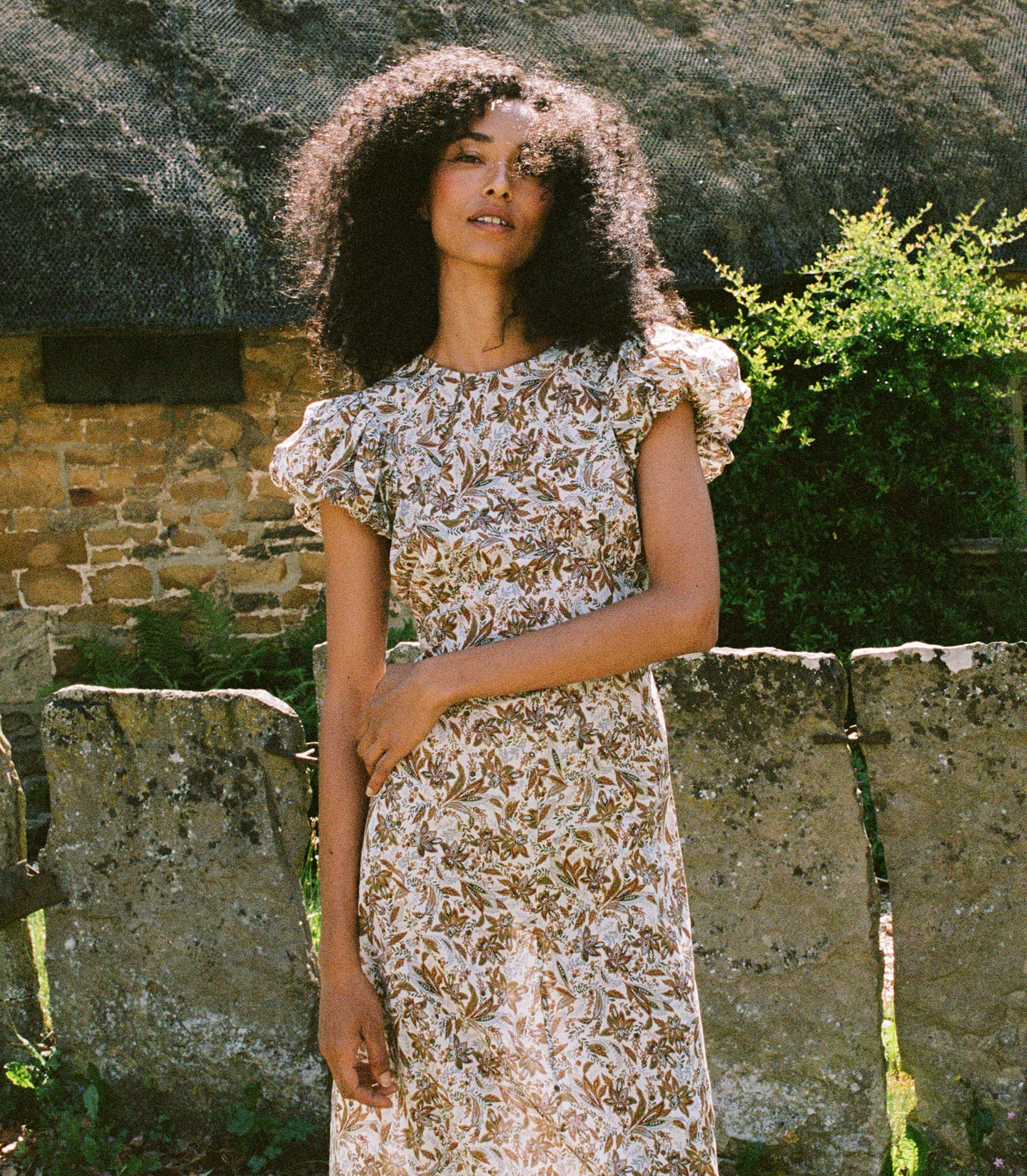 HMD -- RHODIA DRESS -- BLANC NARCISSUS FLORAL view 5
