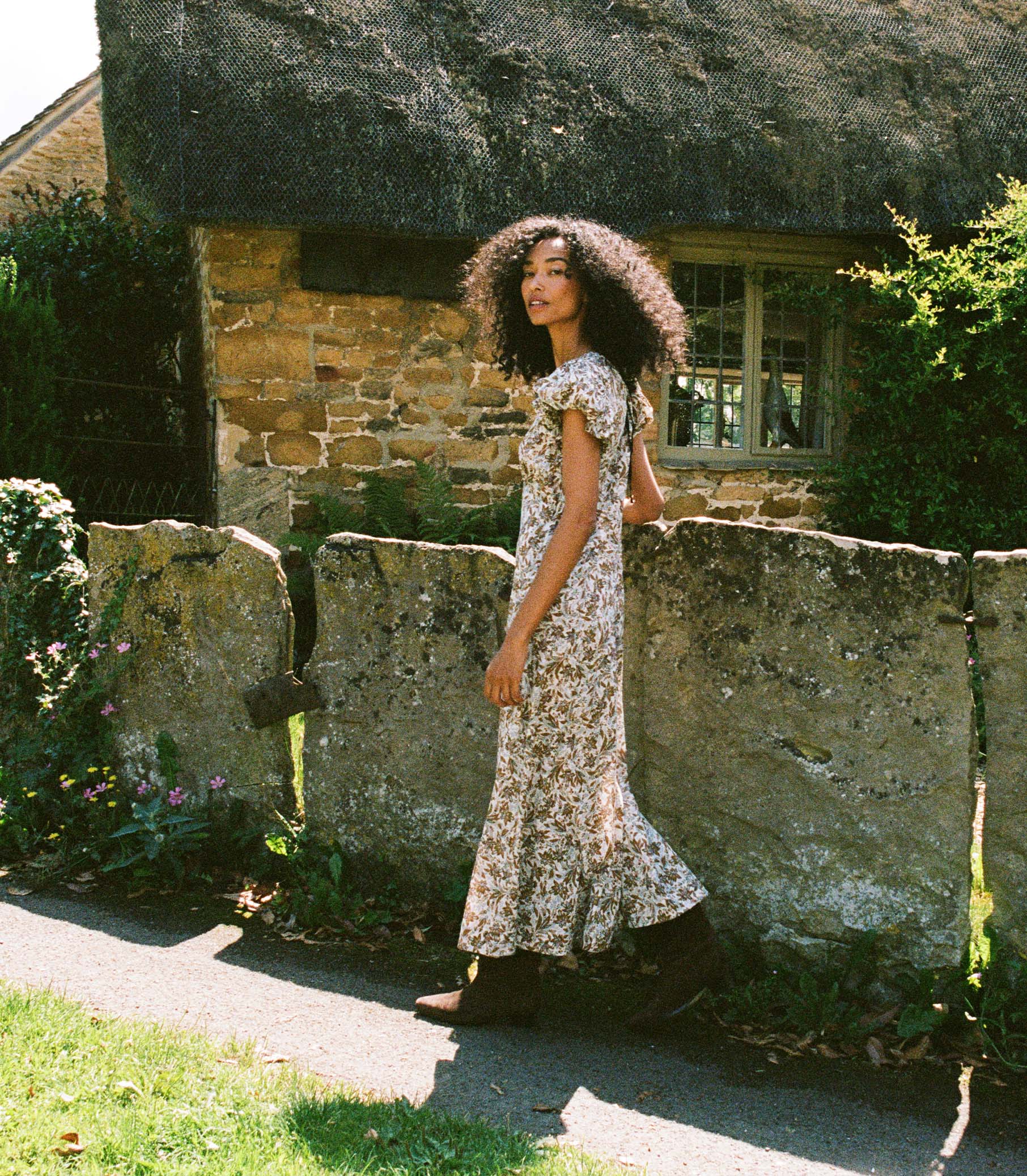 HMD -- RHODIA DRESS -- BLANC NARCISSUS FLORAL view 4
