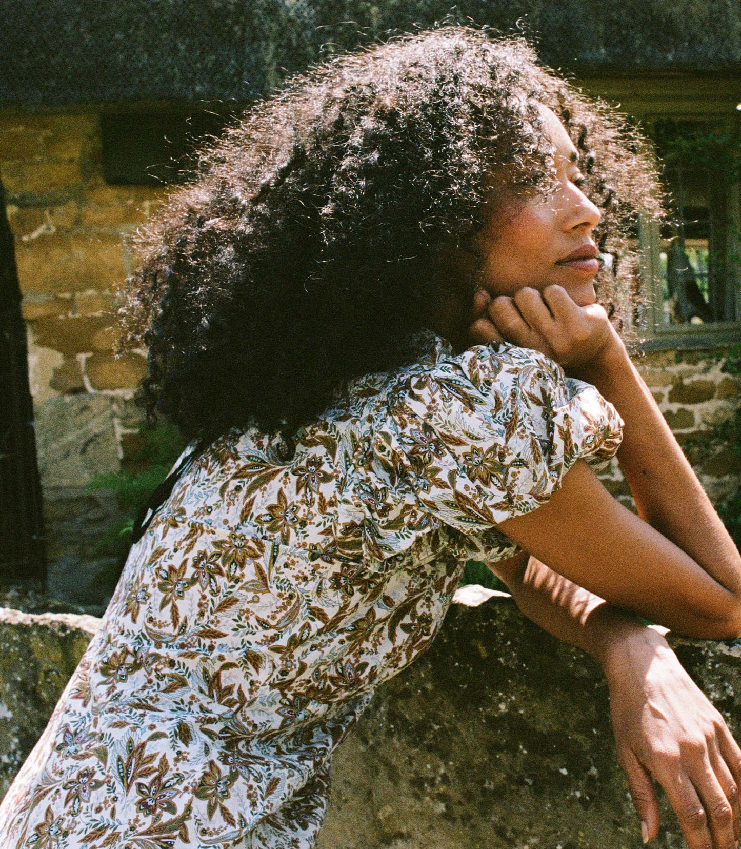 HMD -- RHODIA DRESS -- BLANC NARCISSUS FLORAL