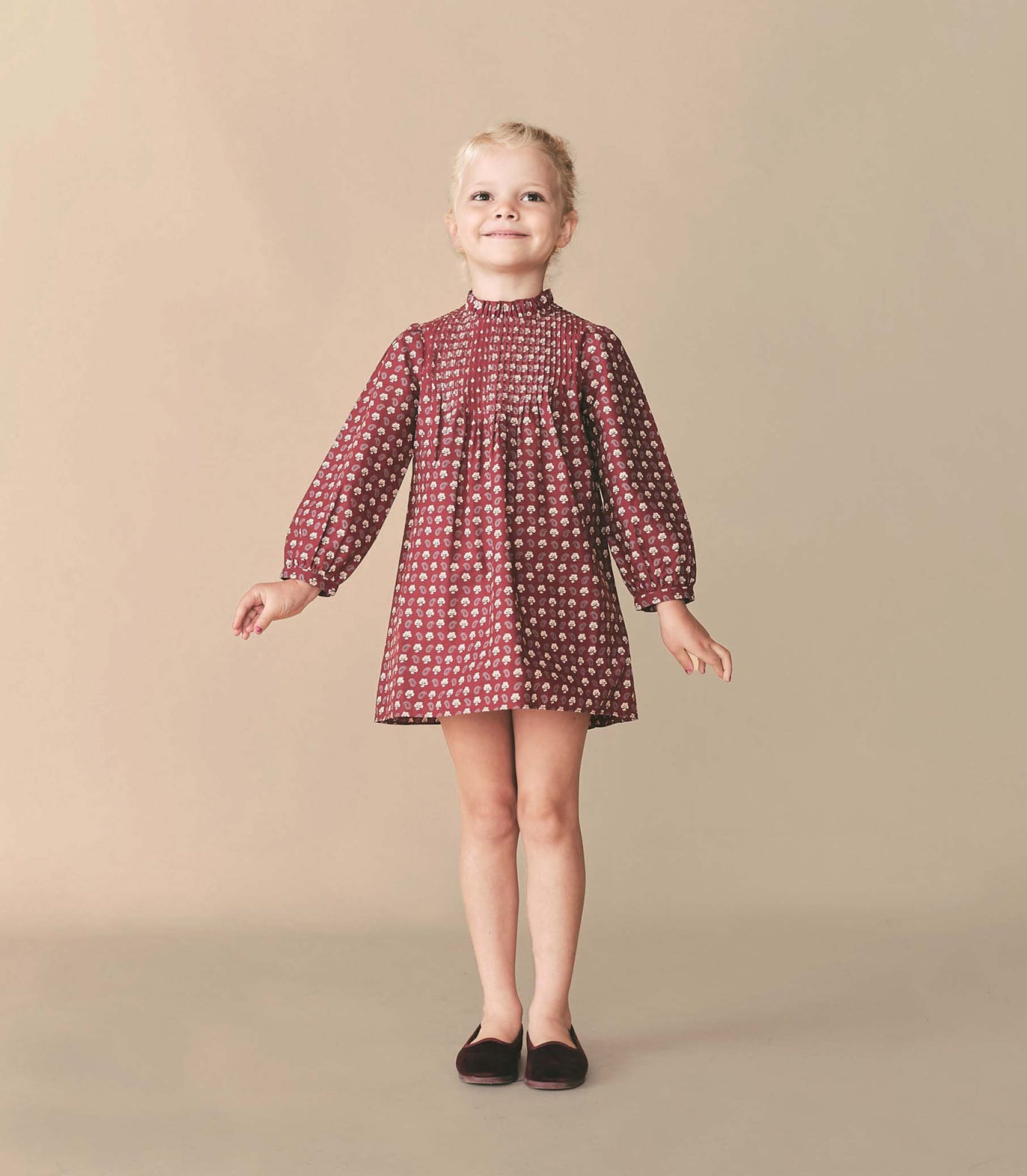 SOMER DRESS -- ROUGE COUNTRYSIDE PAISLEY