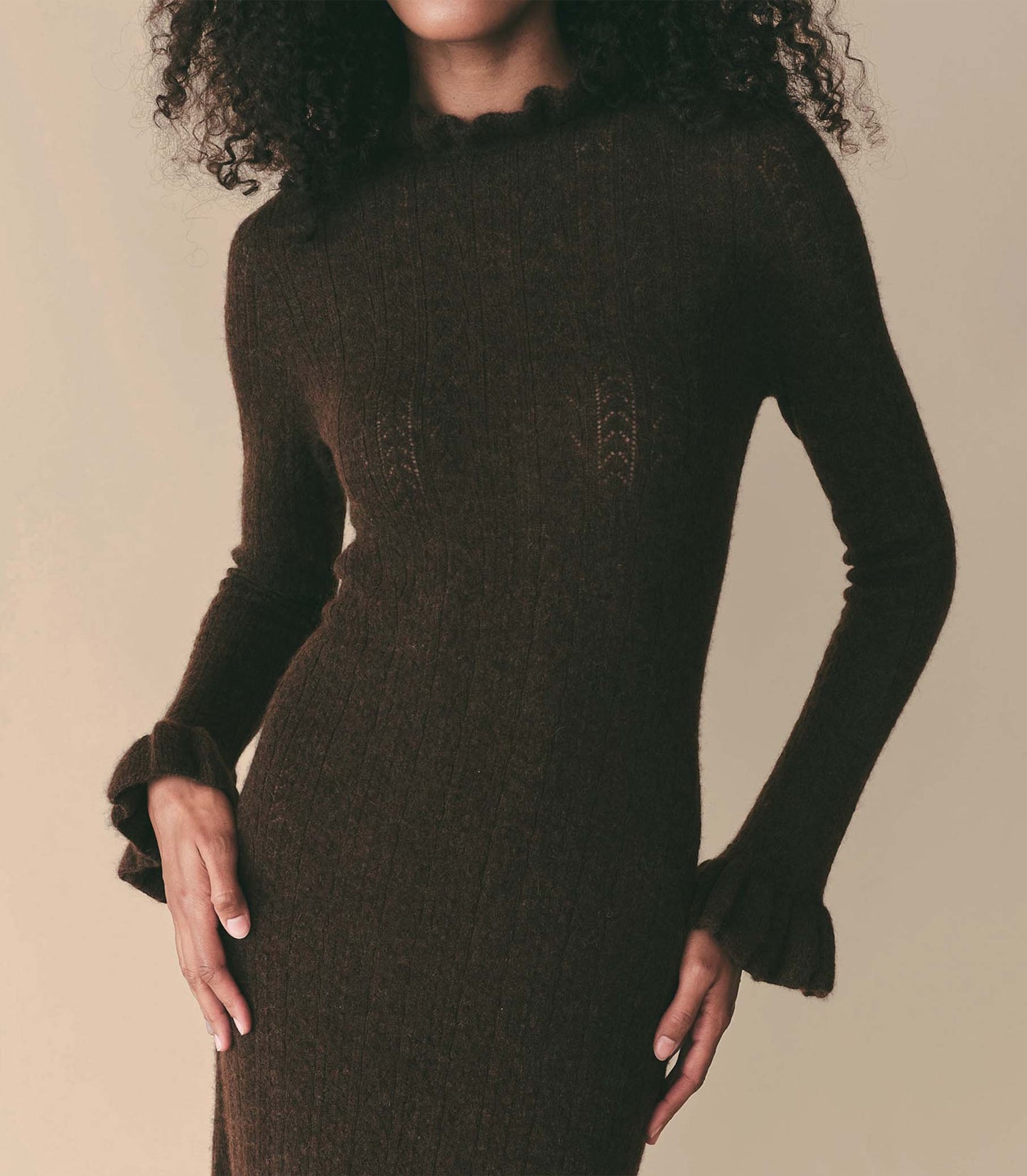 HMD -- ESTELLA DRESS -- DARK CACAO