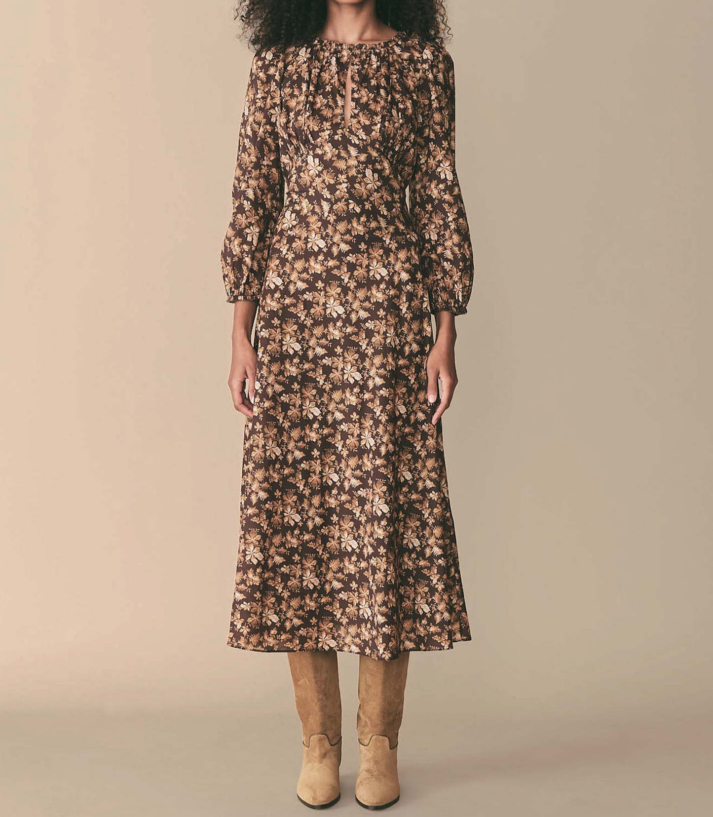 HMD -- GINETTA DRESS -- FERN GROVE FLORAL