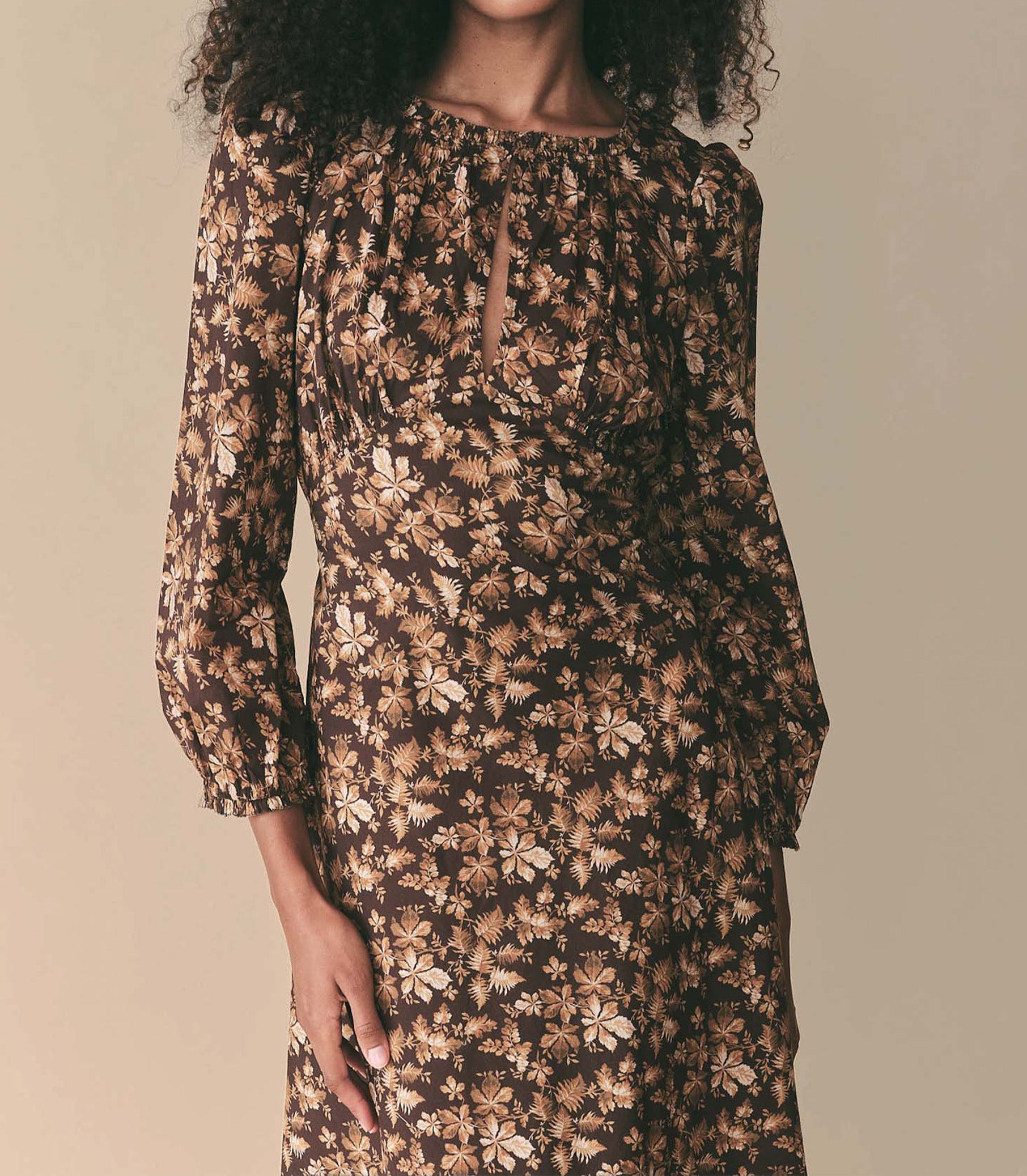 HMD -- GINETTA DRESS -- FERN GROVE FLORAL view 2