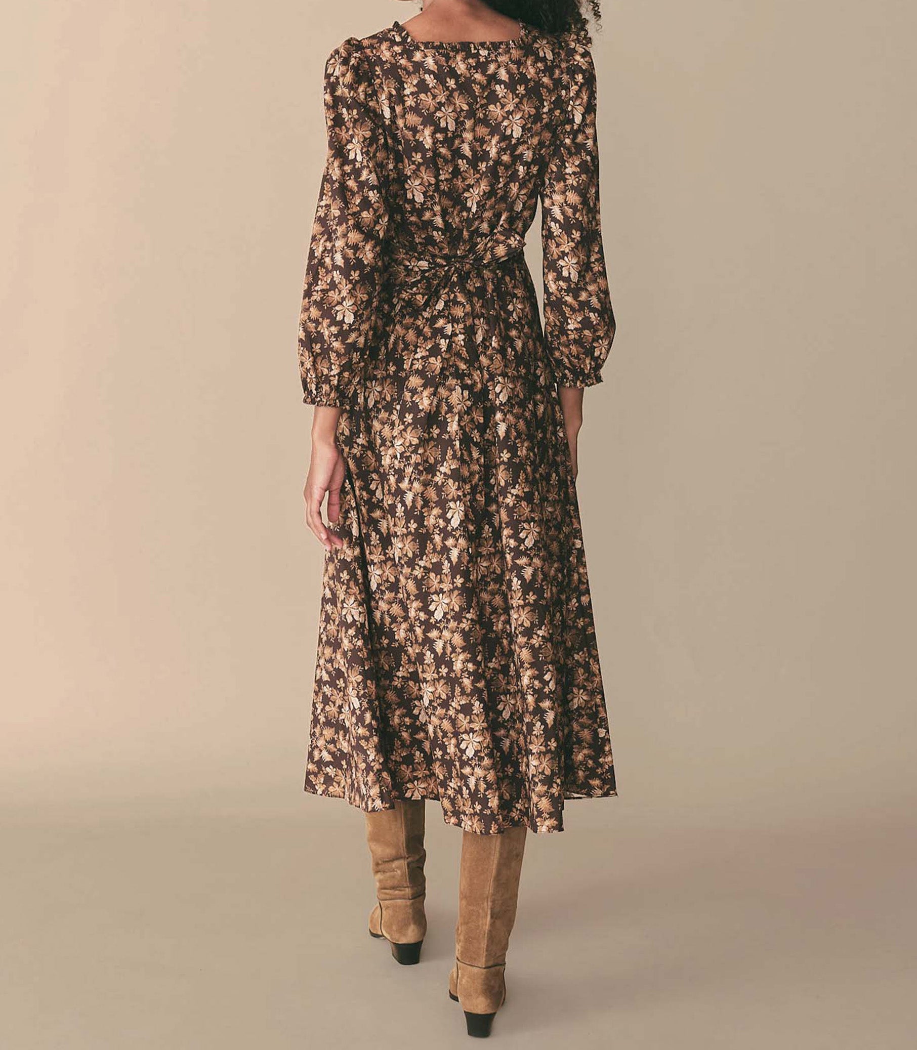 HMD -- GINETTA DRESS -- FERN GROVE FLORAL view 4