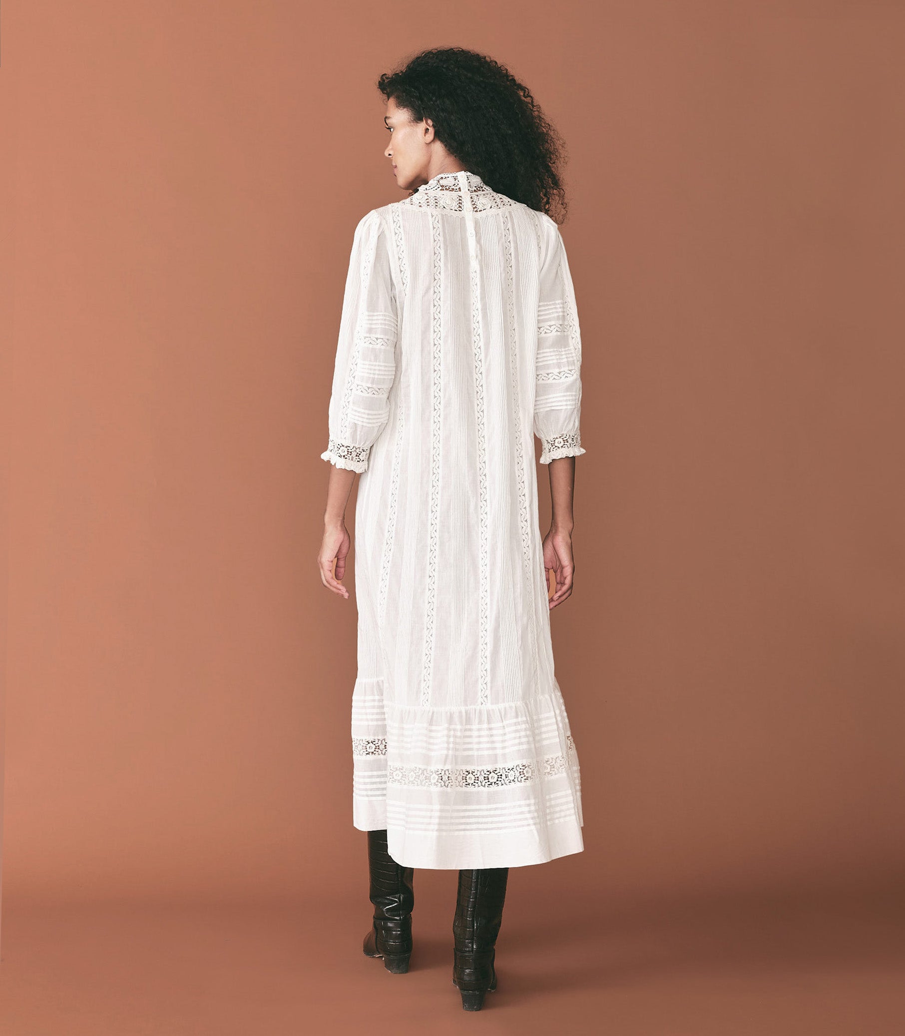 ERNESTINA DRESS -- SALT view 3