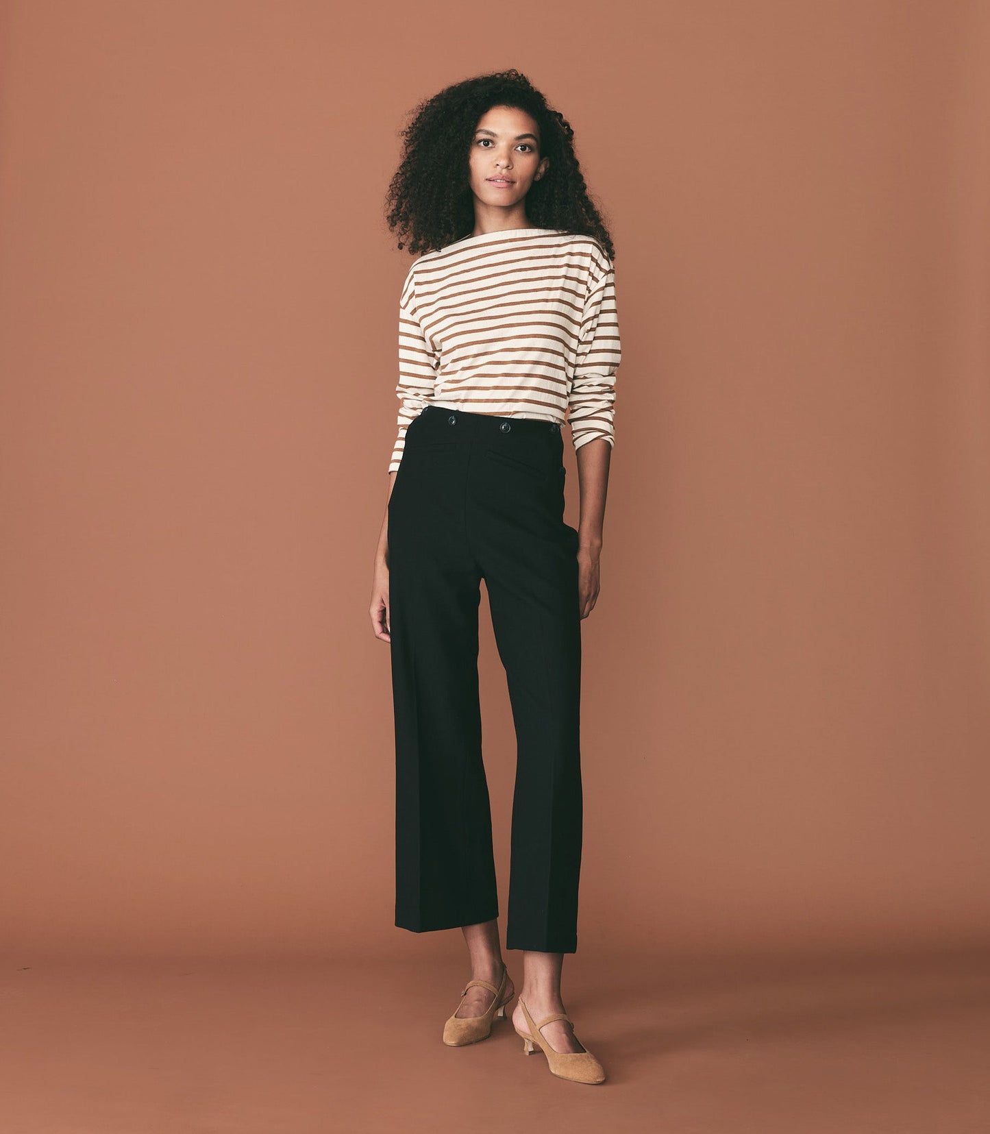 HMD -- IRENE TEE -- TERRE NEWPORT STRIPE