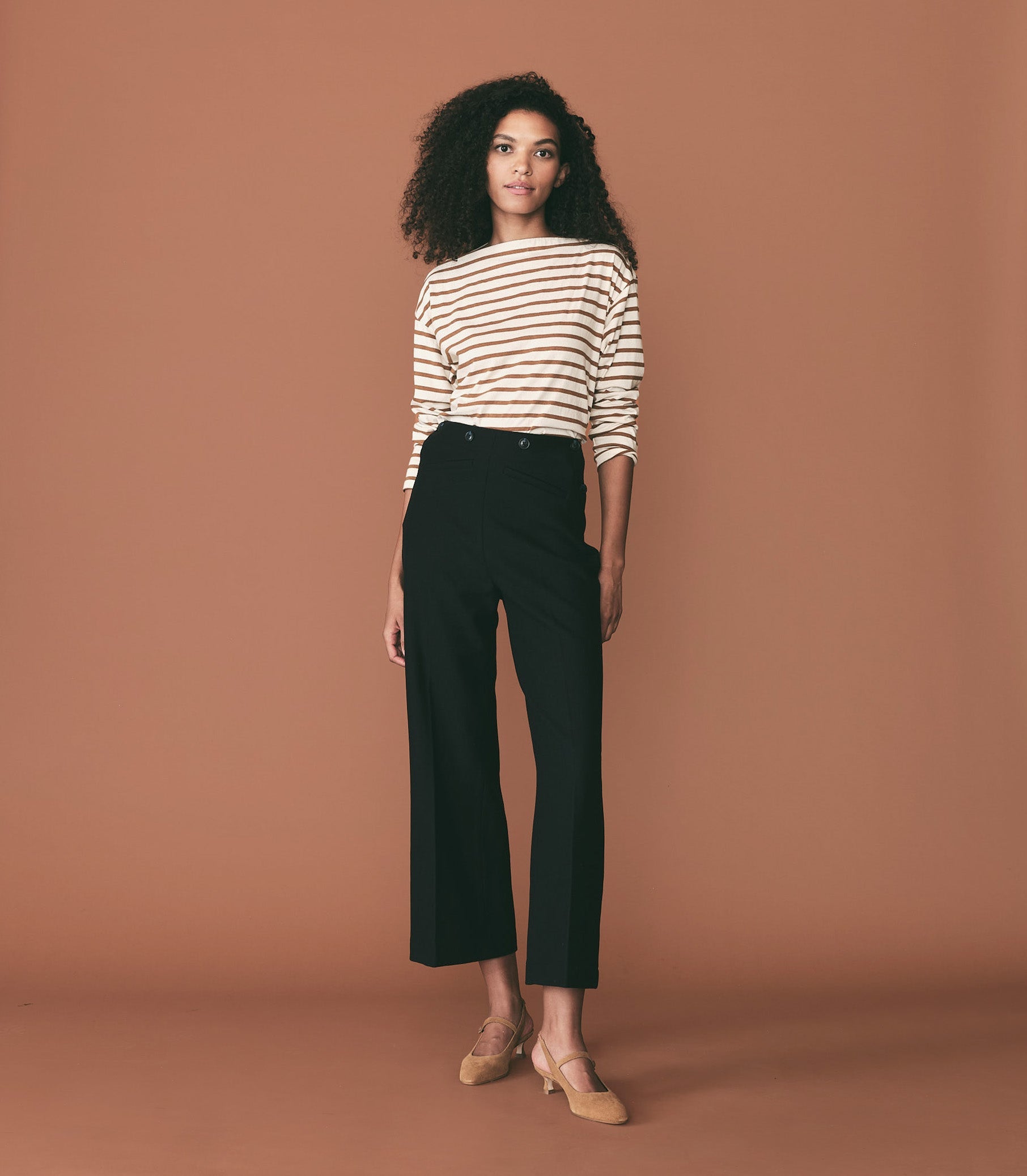 HMD -- IRENE TEE -- TERRE NEWPORT STRIPE view 2
