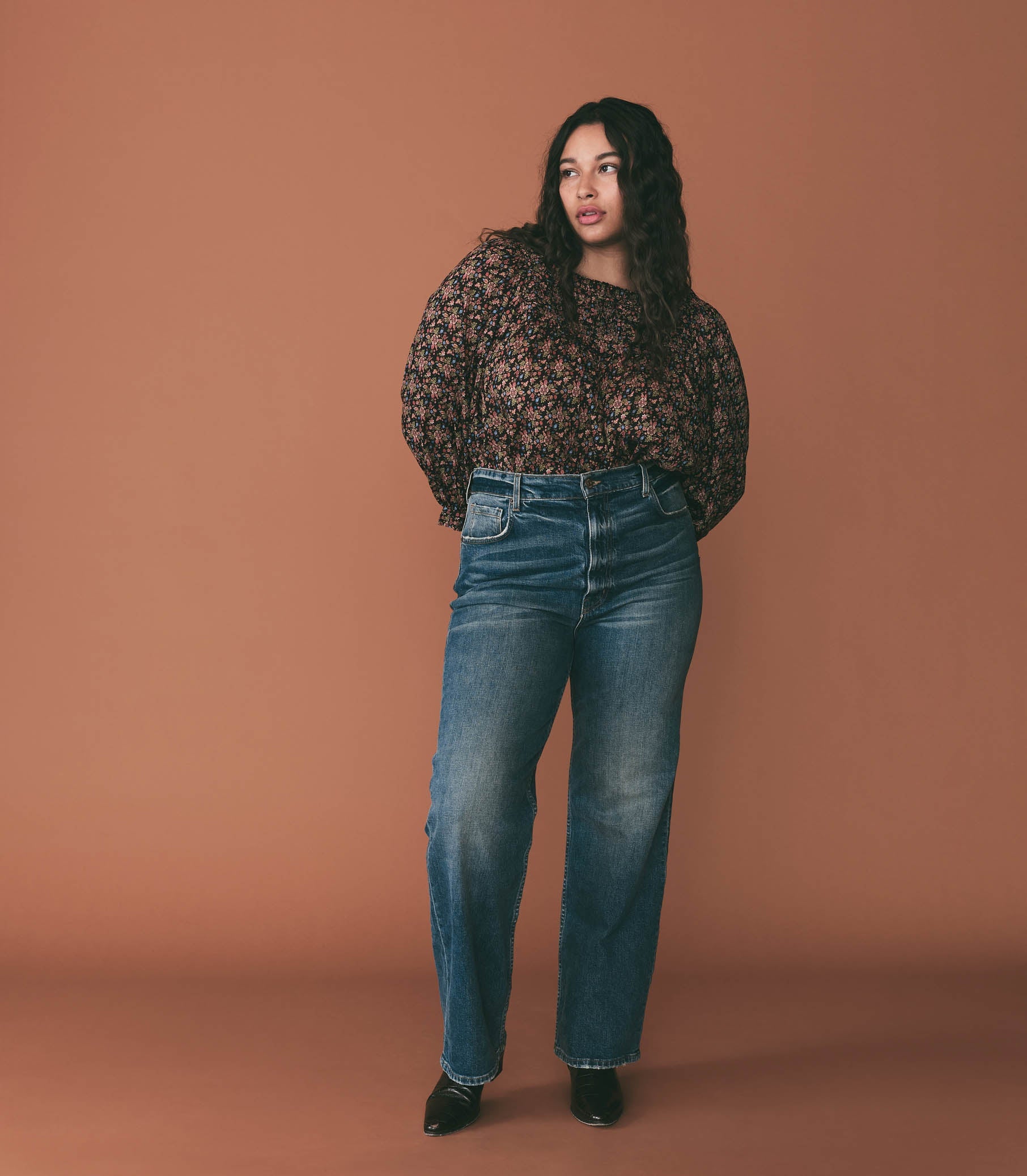 HMD -- AGOTHA TOP -- NOIR FOREST FLORAL view 4
