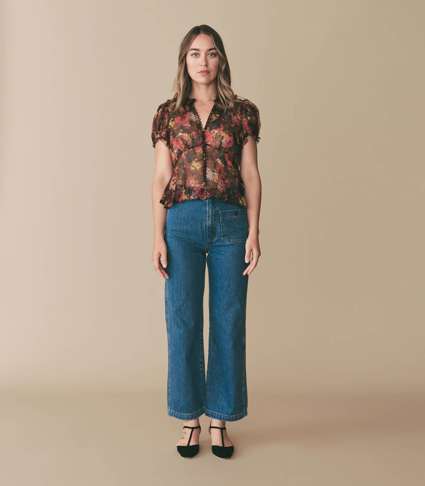 HMD -- ALONA TOP -- MOONLIT GARDEN