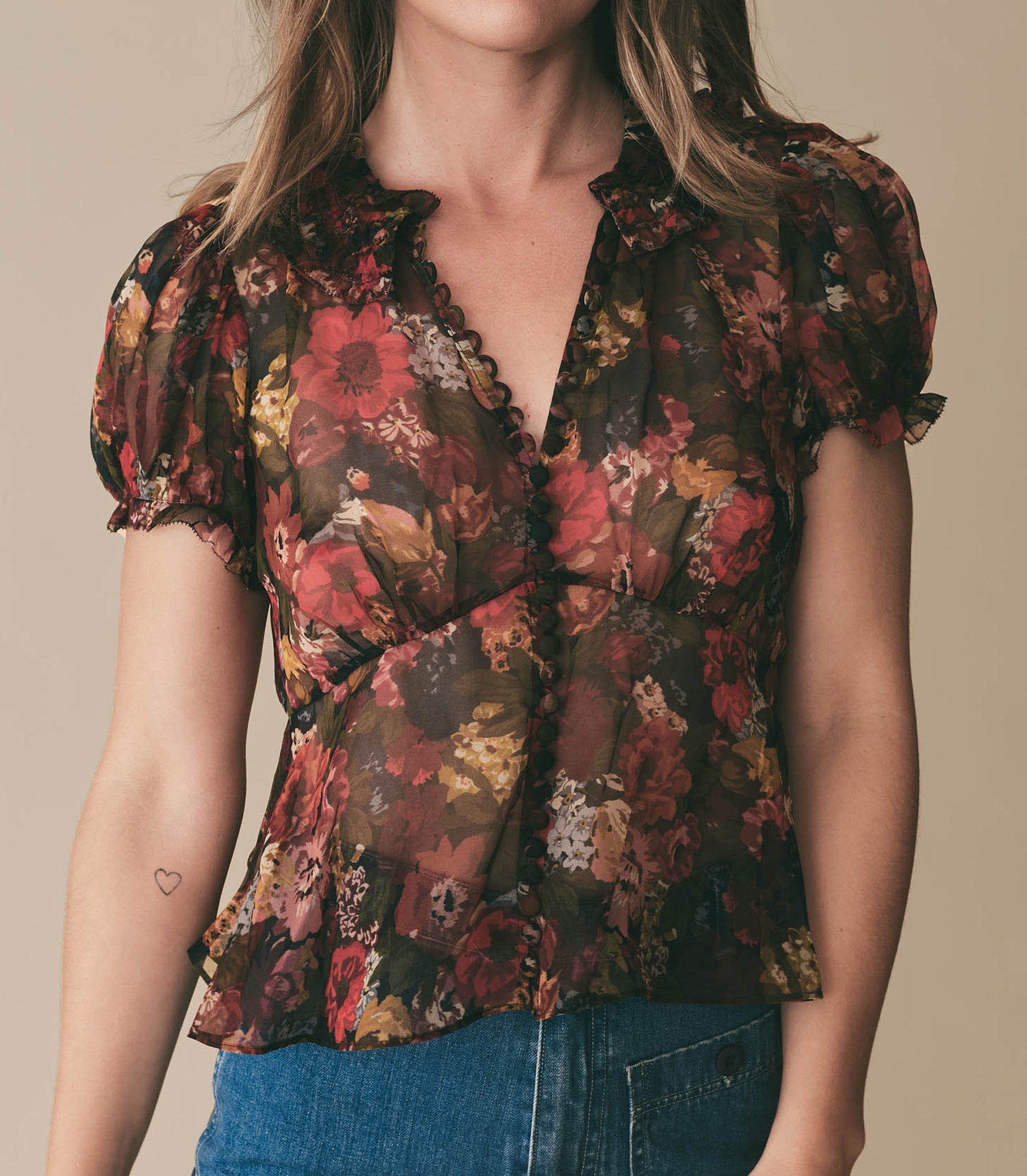 HMD -- ALONA TOP -- MOONLIT GARDEN view 1
