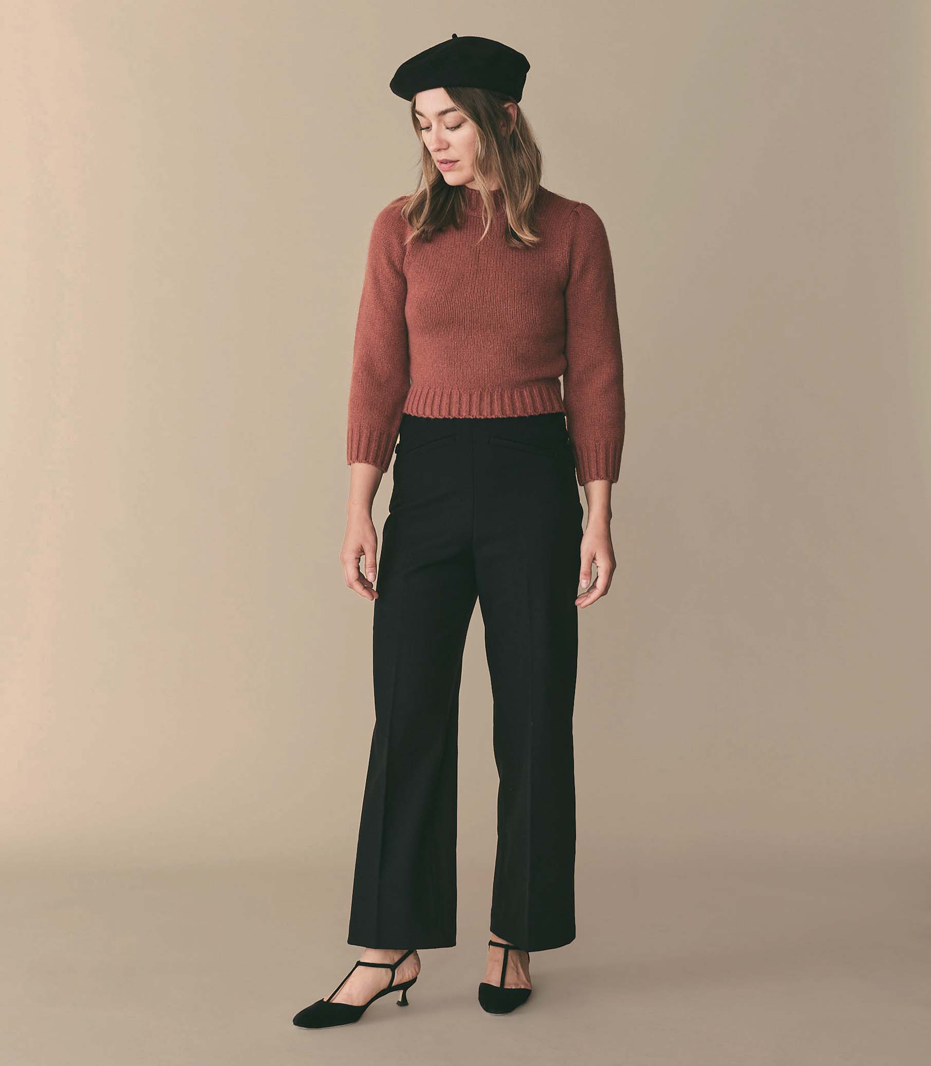 HMD -- MAY SWEATER -- DUSTY ROSE view 1
