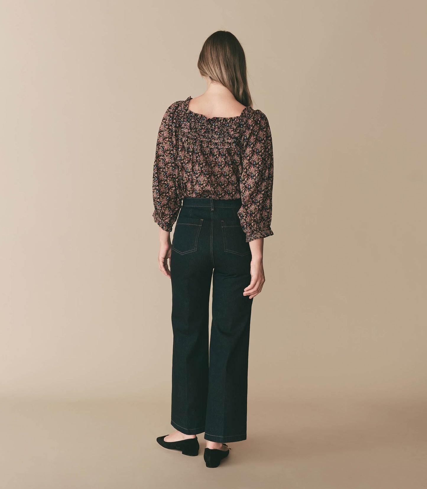 HMD -- AGOTHA TOP -- NOIR FOREST FLORAL