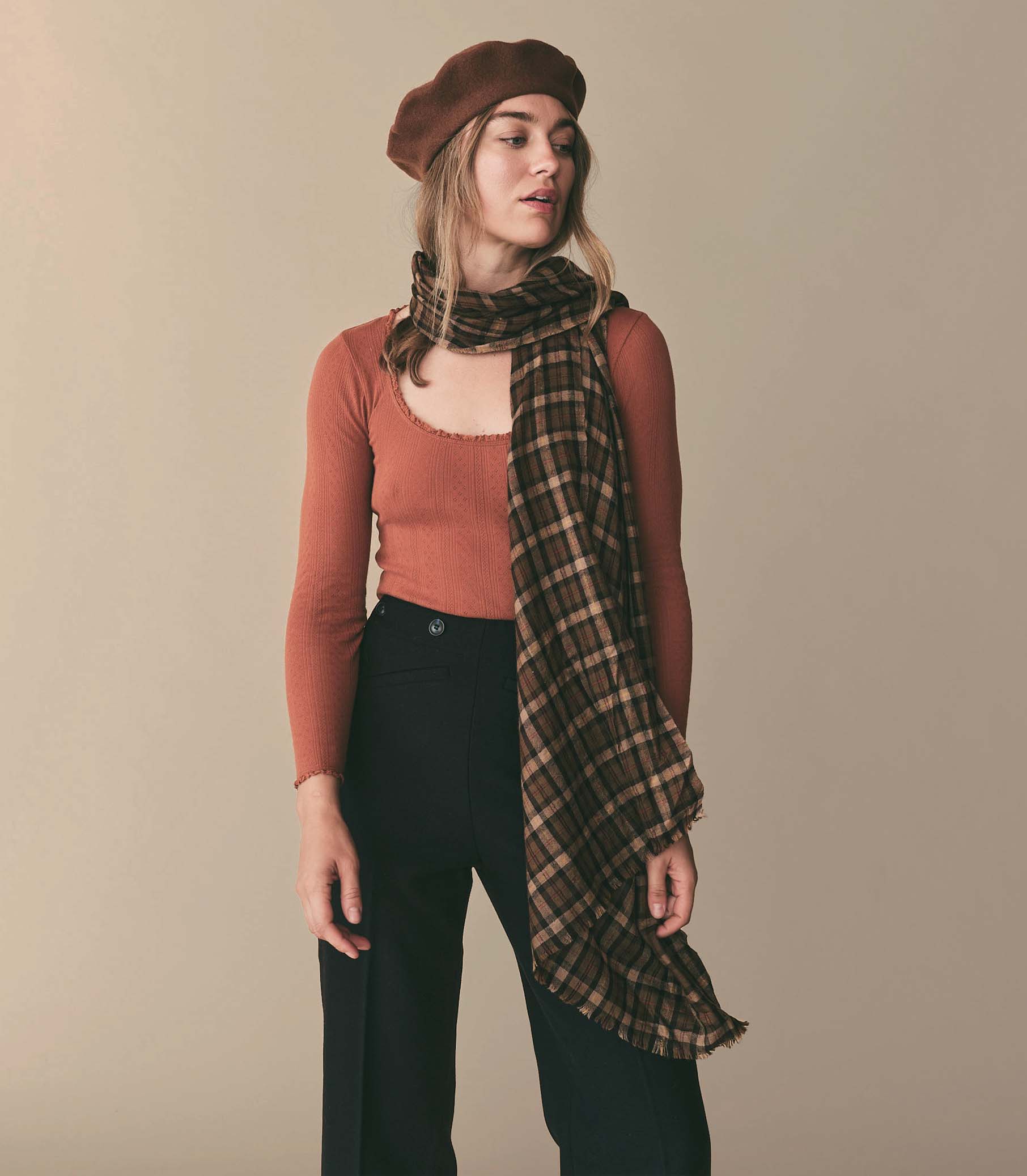 HMD -- PASHMINA SCARF -- CORNWALL PLAID