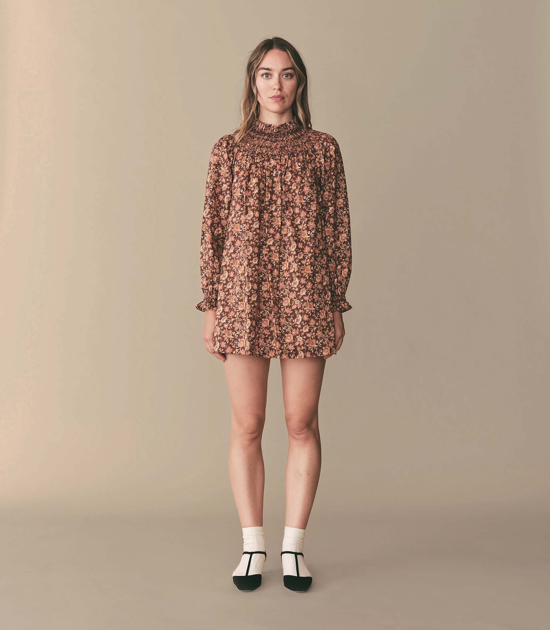 HMD -- IDALIE DRESS -- MULBERRY VINE FLORAL