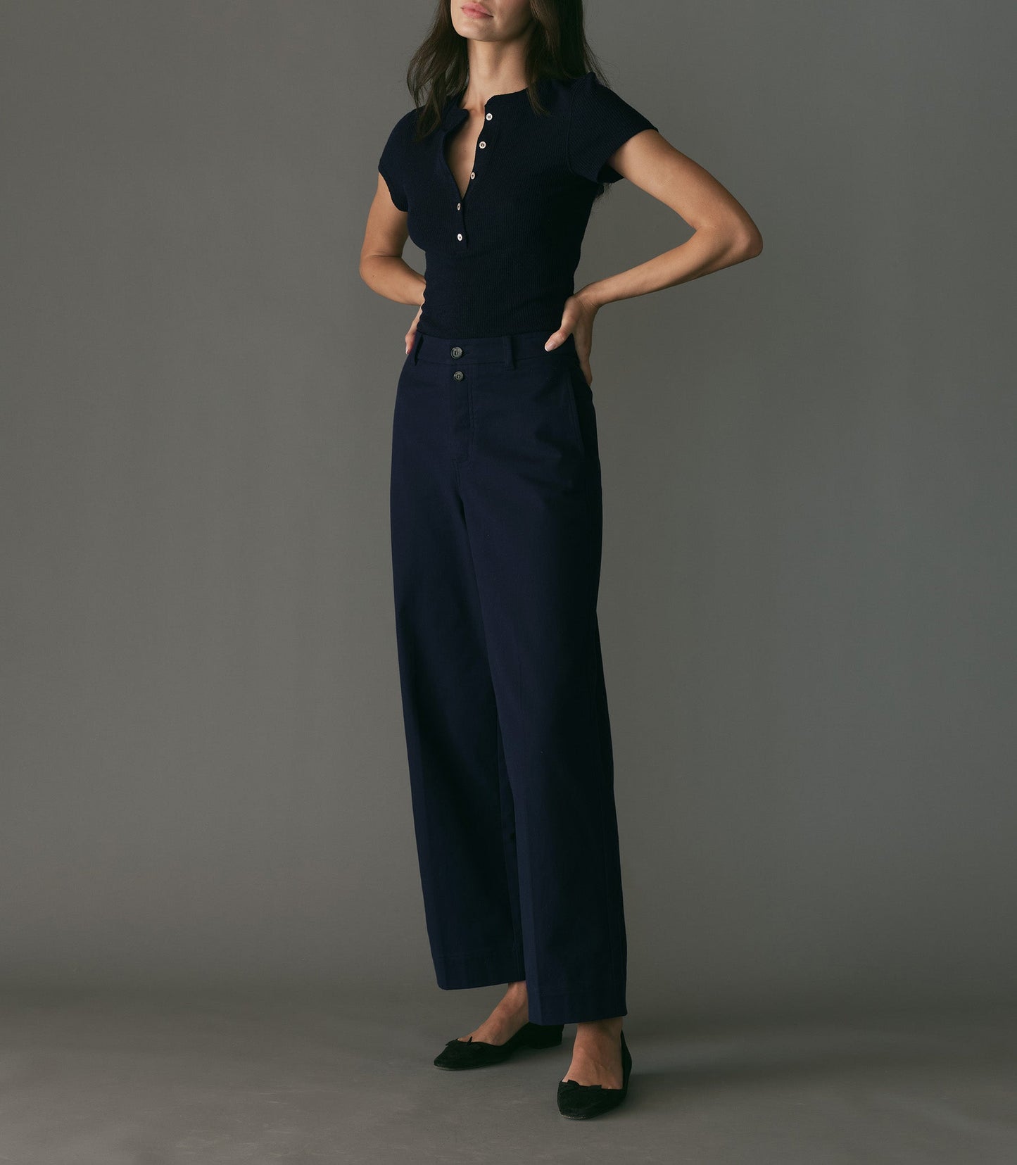HMD -- SOLENE PANT -- NAVY