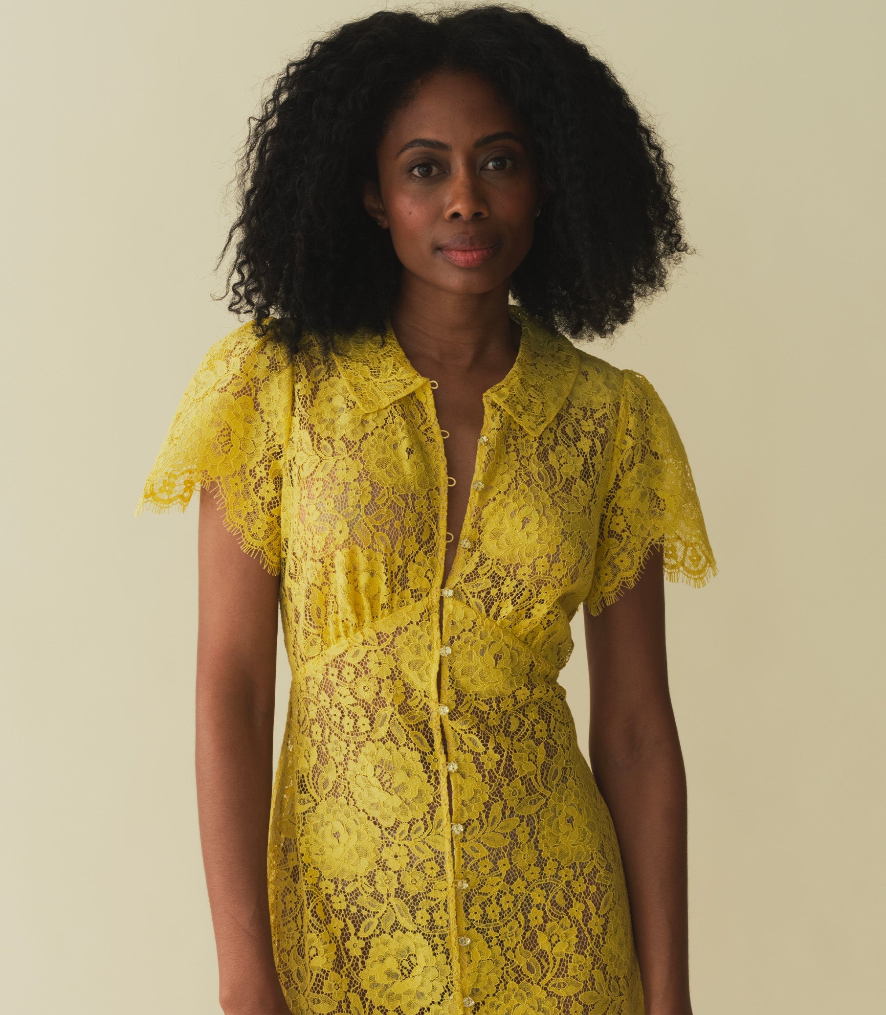 HMD -- SOHANA DRESS -- DAFFODIL YELLOW view 2
