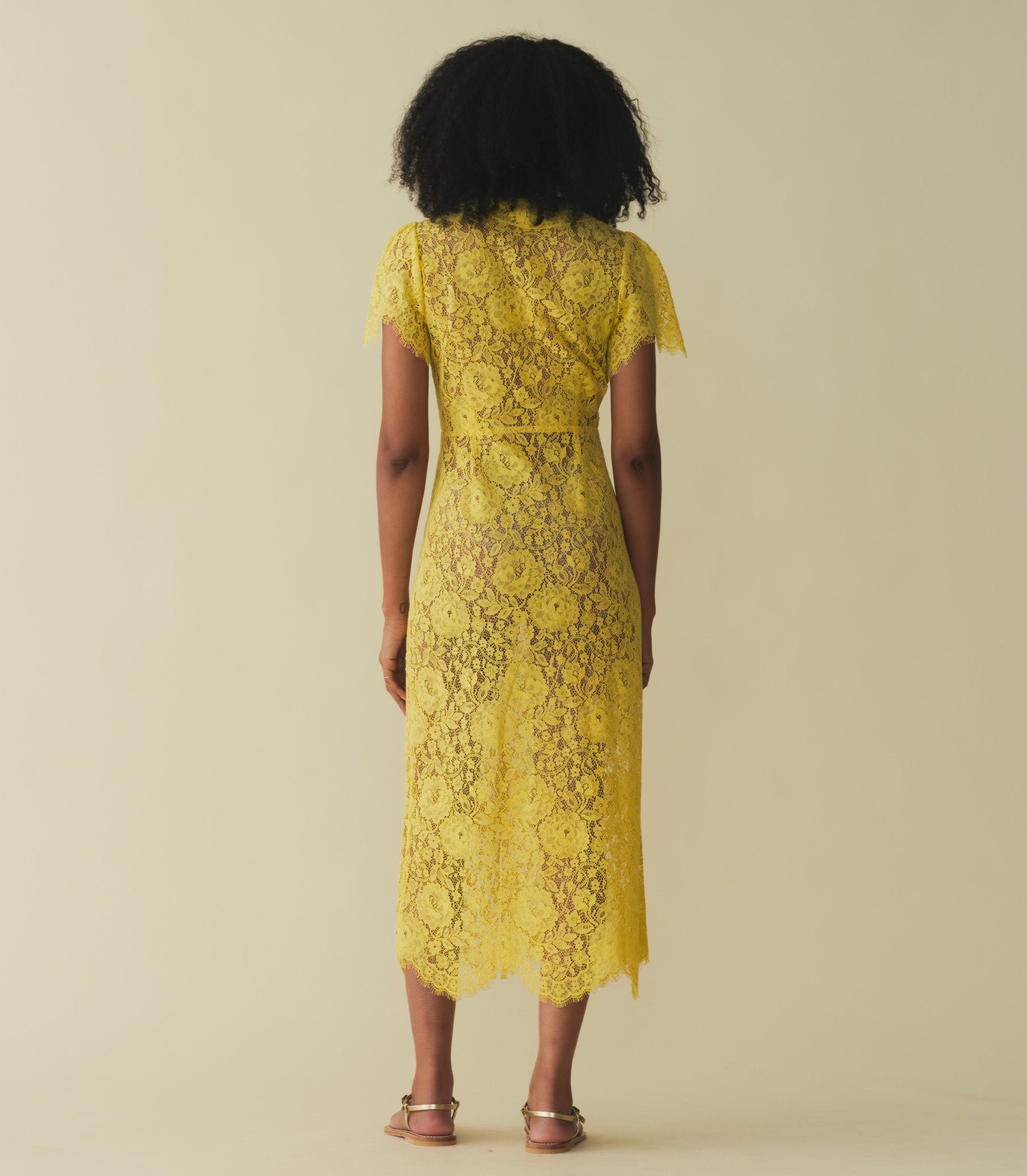HMD -- SOHANA DRESS -- DAFFODIL YELLOW view 4
