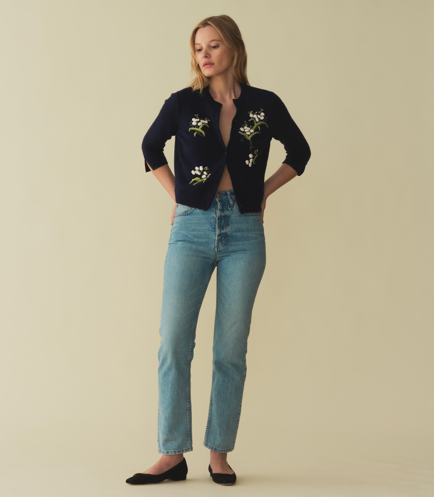 HMD -- TERESA CARDIGAN -- NAVY view 2
