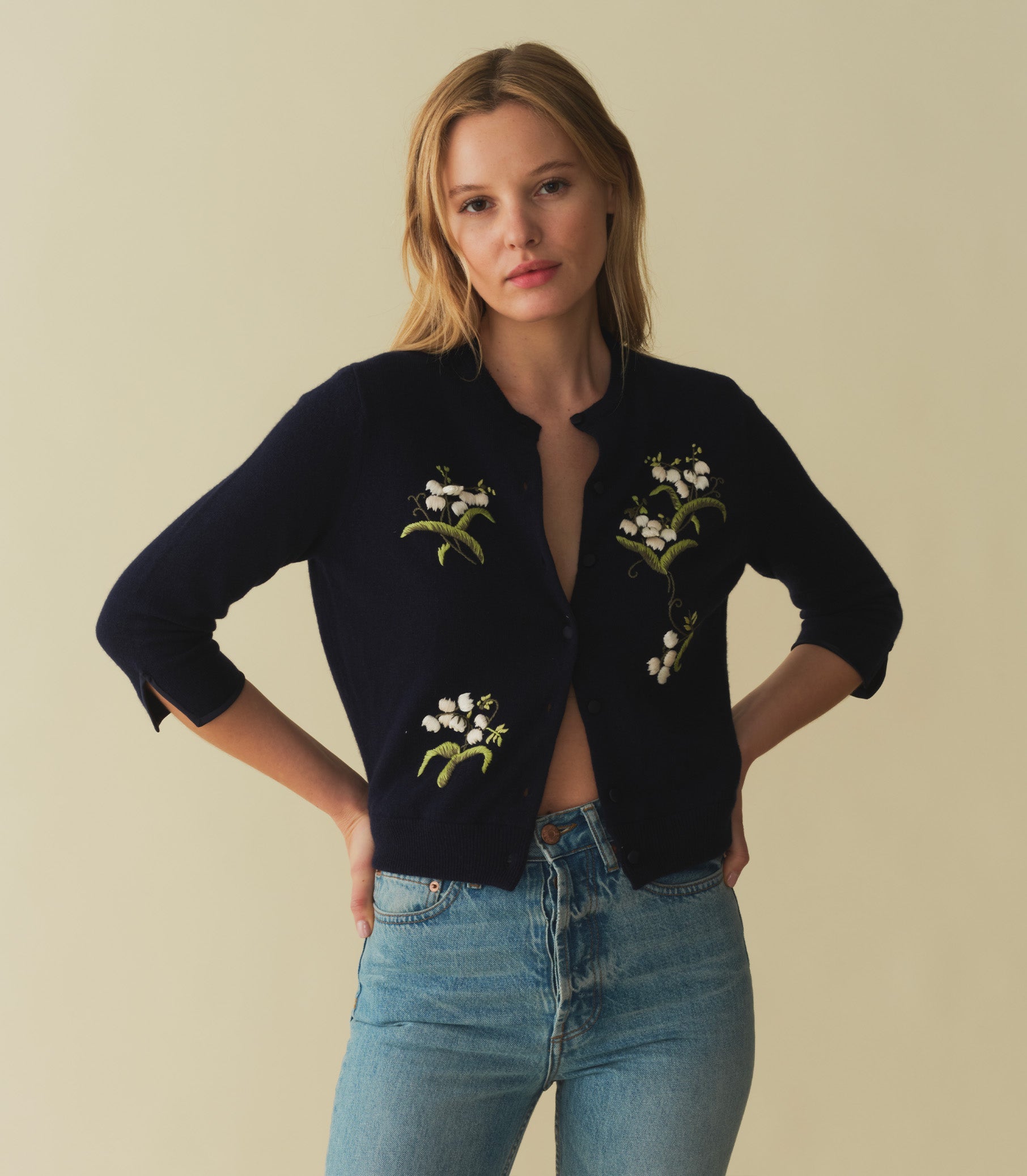 HMD -- TERESA CARDIGAN -- NAVY view 1
