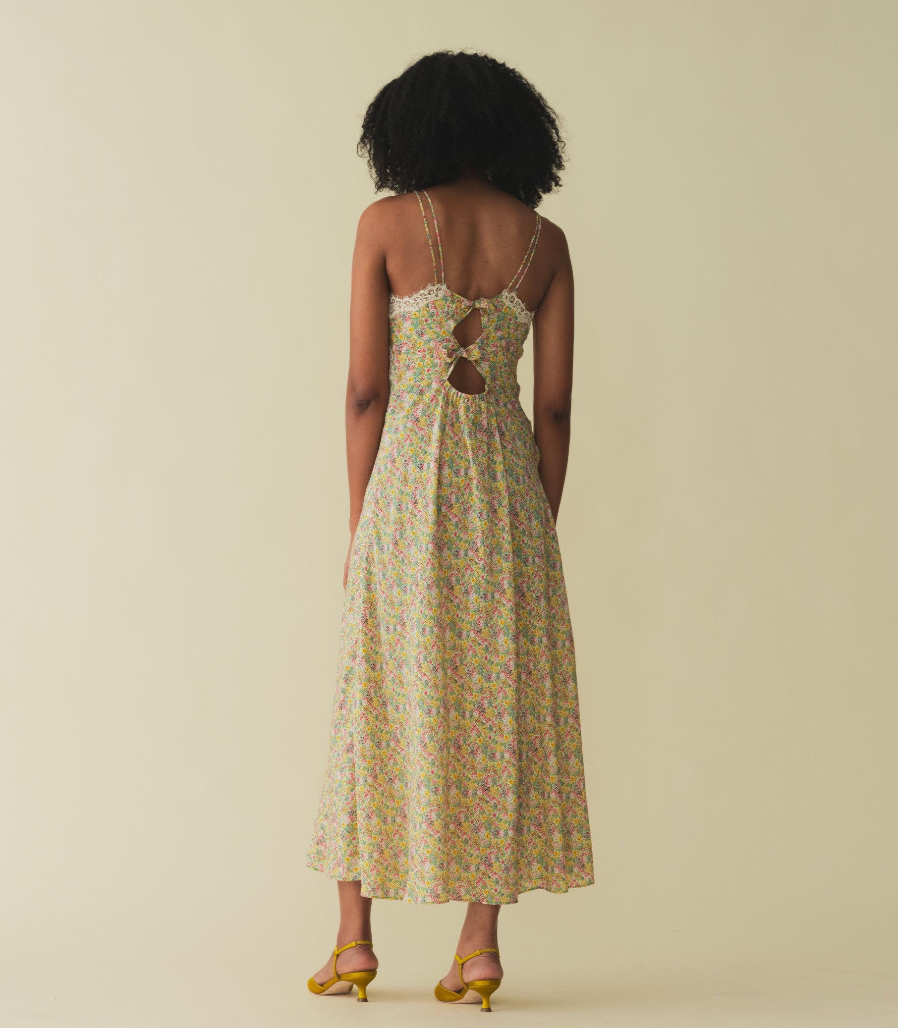 HMD -- VENUS DRESS -- CHRYSANTHEMUM SKY FLORAL view 7
