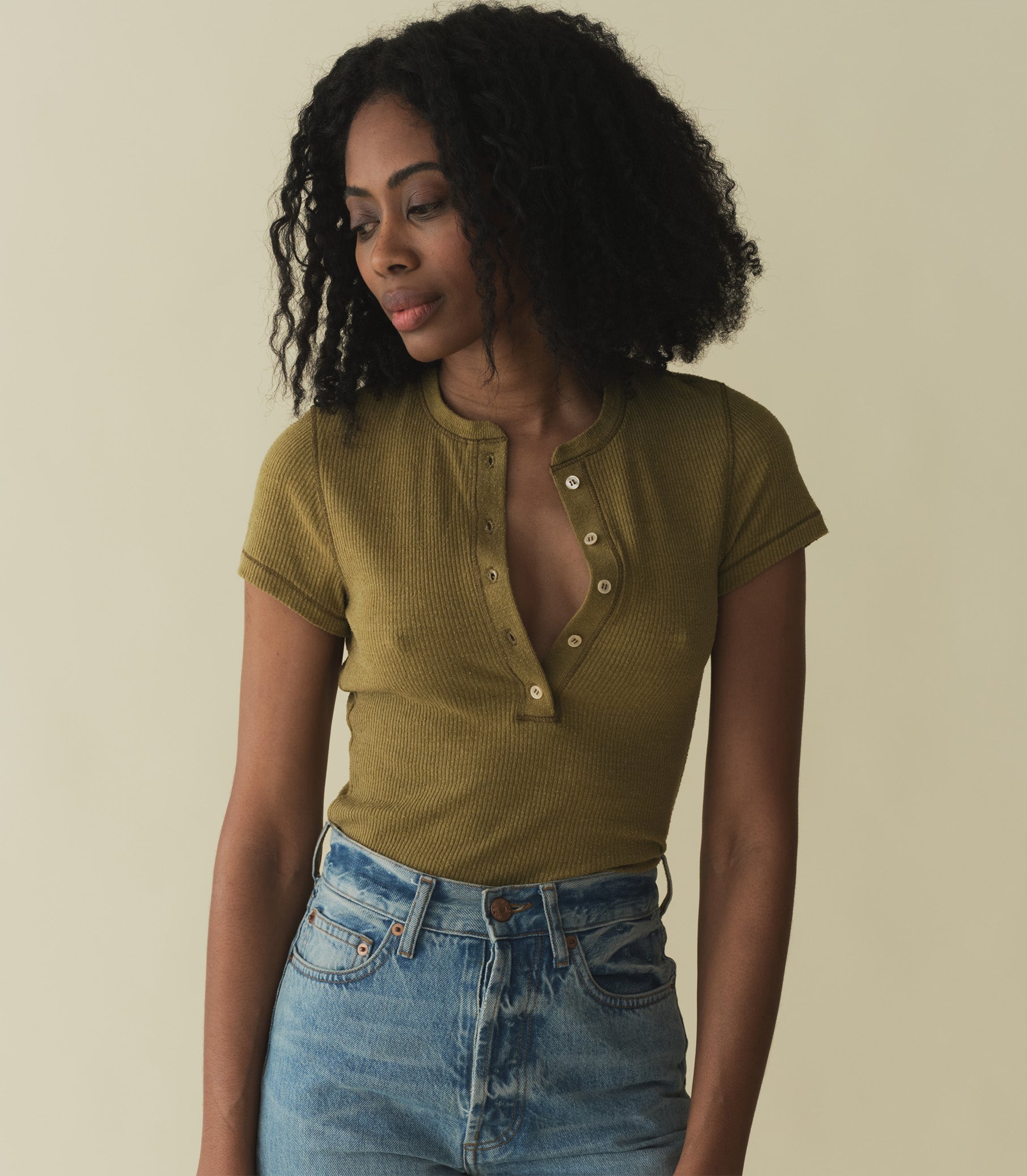 HMD -- VIENNE SILK TEE -- VERBENA view 1
