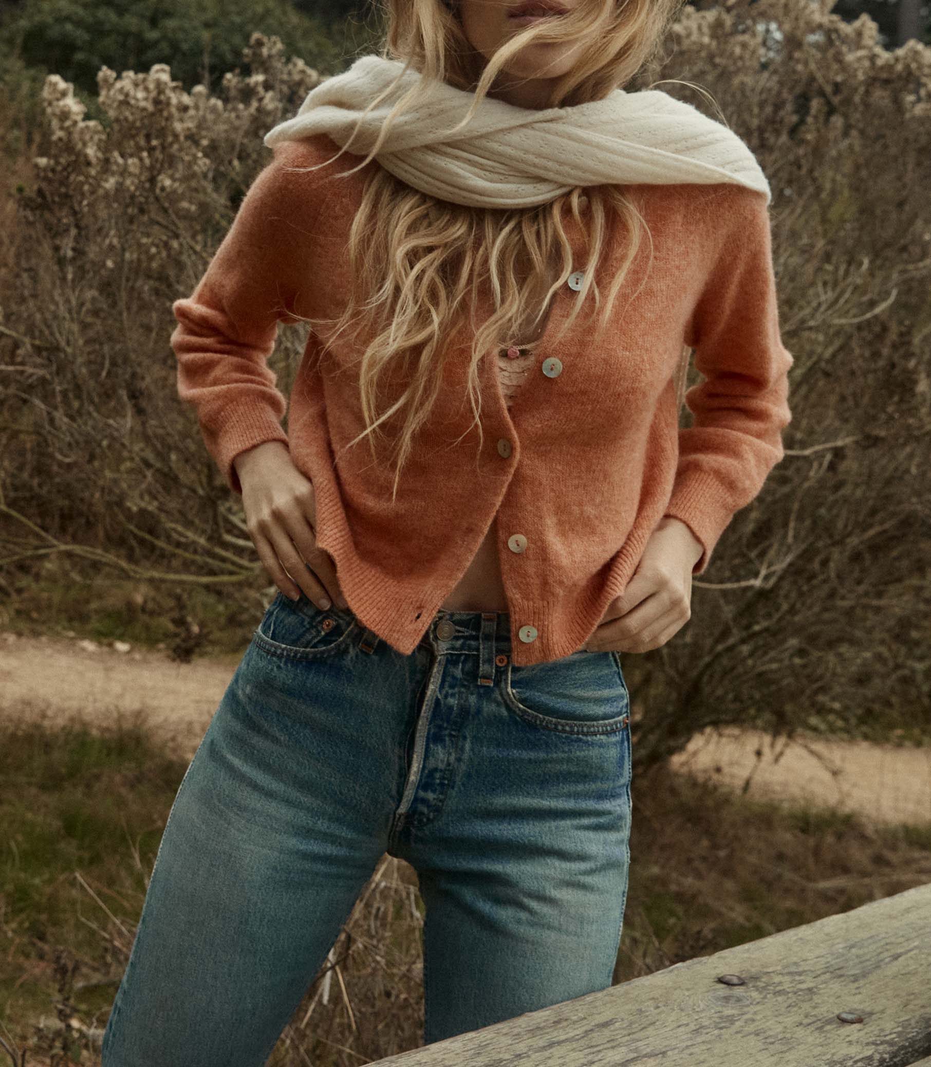 HMD -- PETRA CARDIGAN -- CORAL view 5
