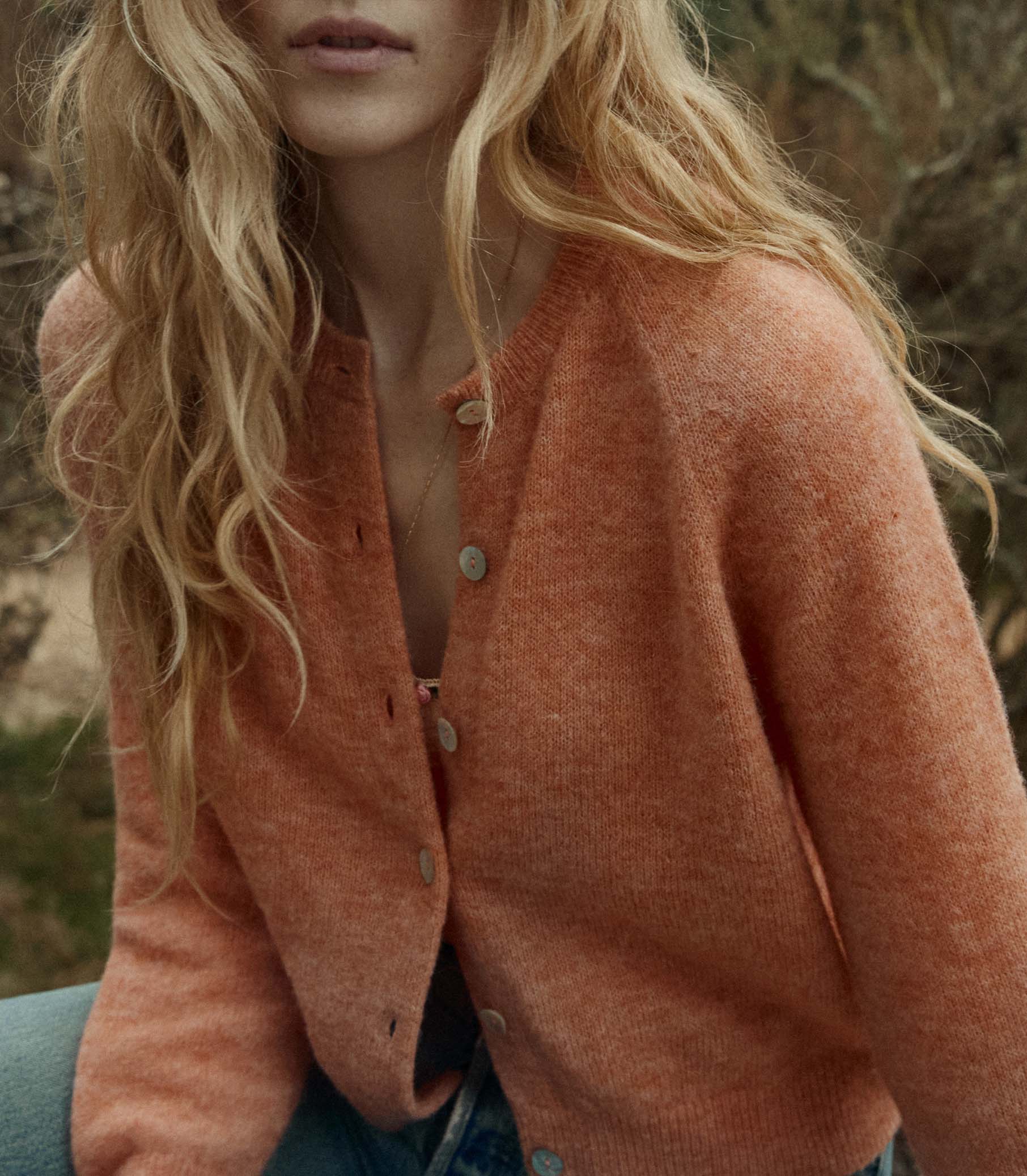 HMD -- PETRA CARDIGAN -- CORAL view 2
