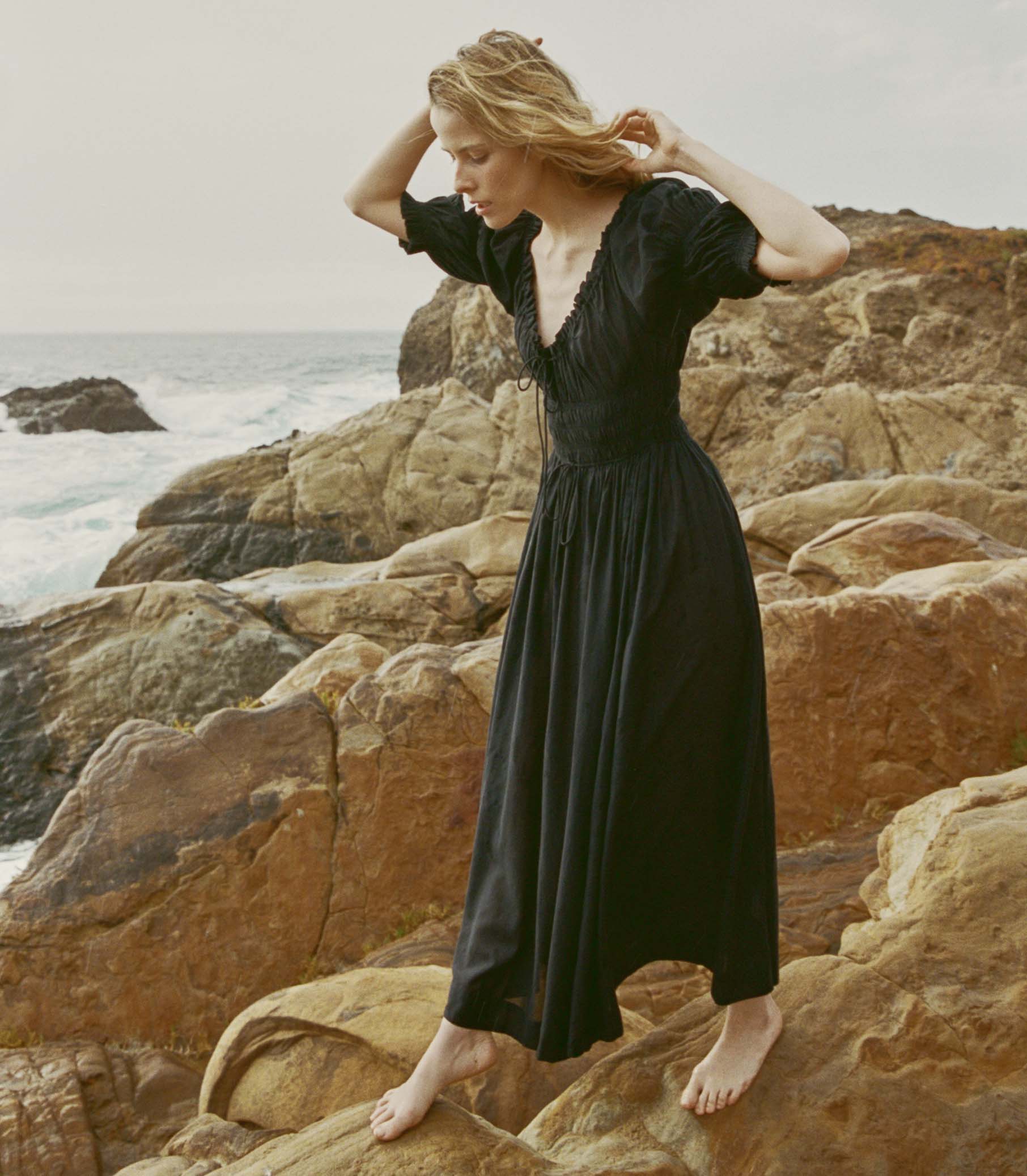 HMD -- ISCHIA DRESS -- NAVY view 3
