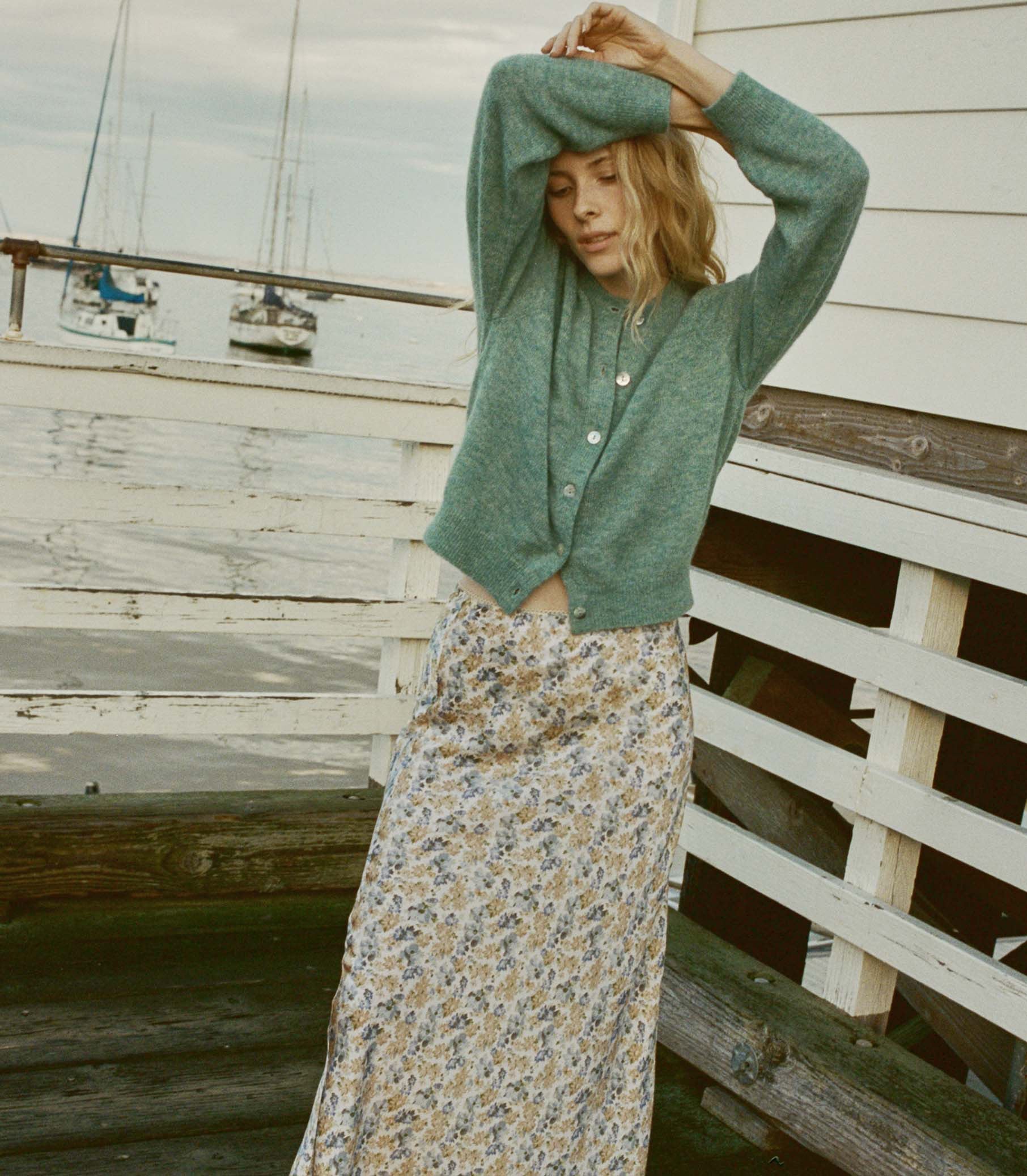 HMD -- PETRA CARDIGAN -- BLEU MENTHE view 5
