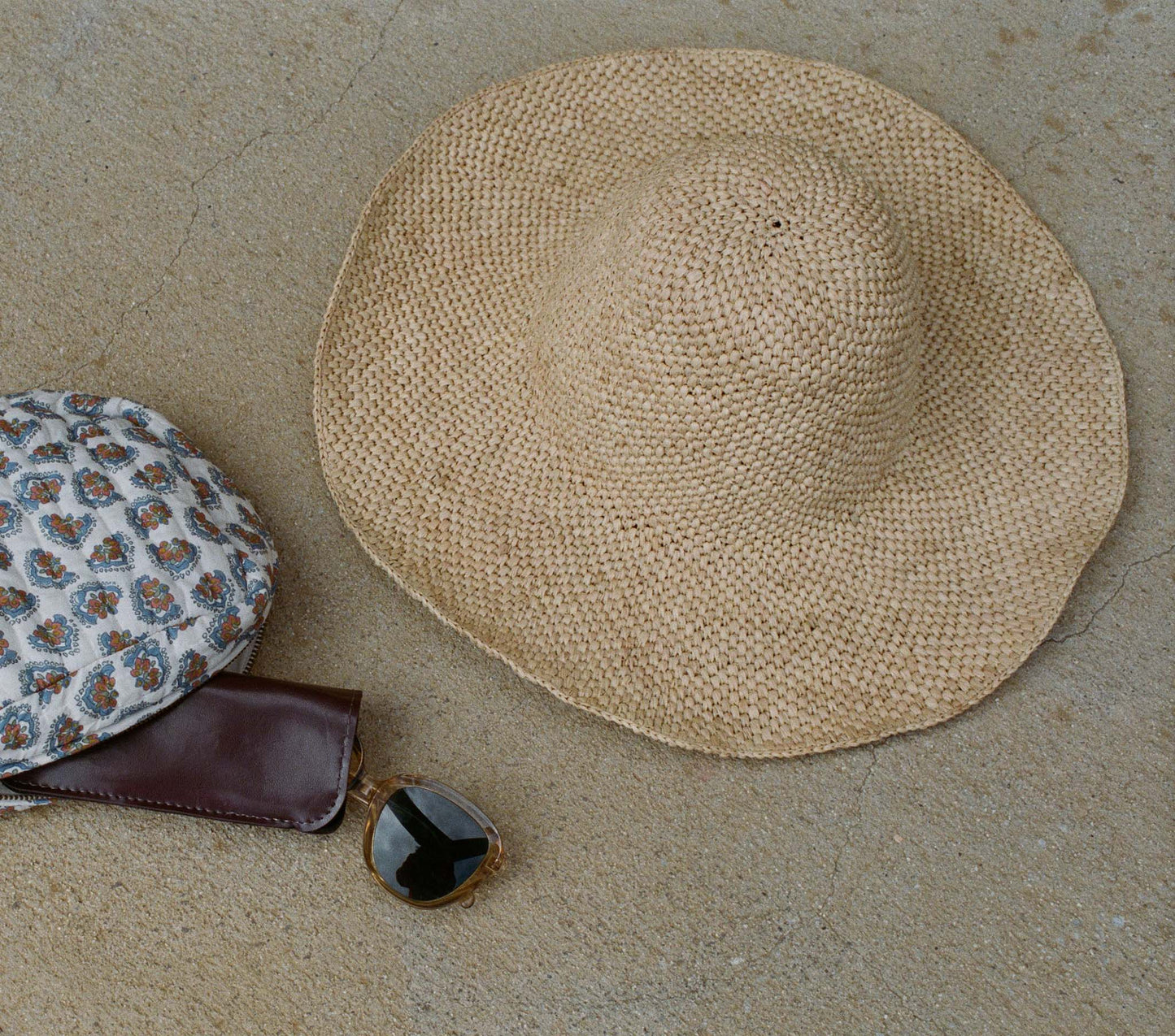 HMD -- TAFT HAT -- NATURAL RAFFIA