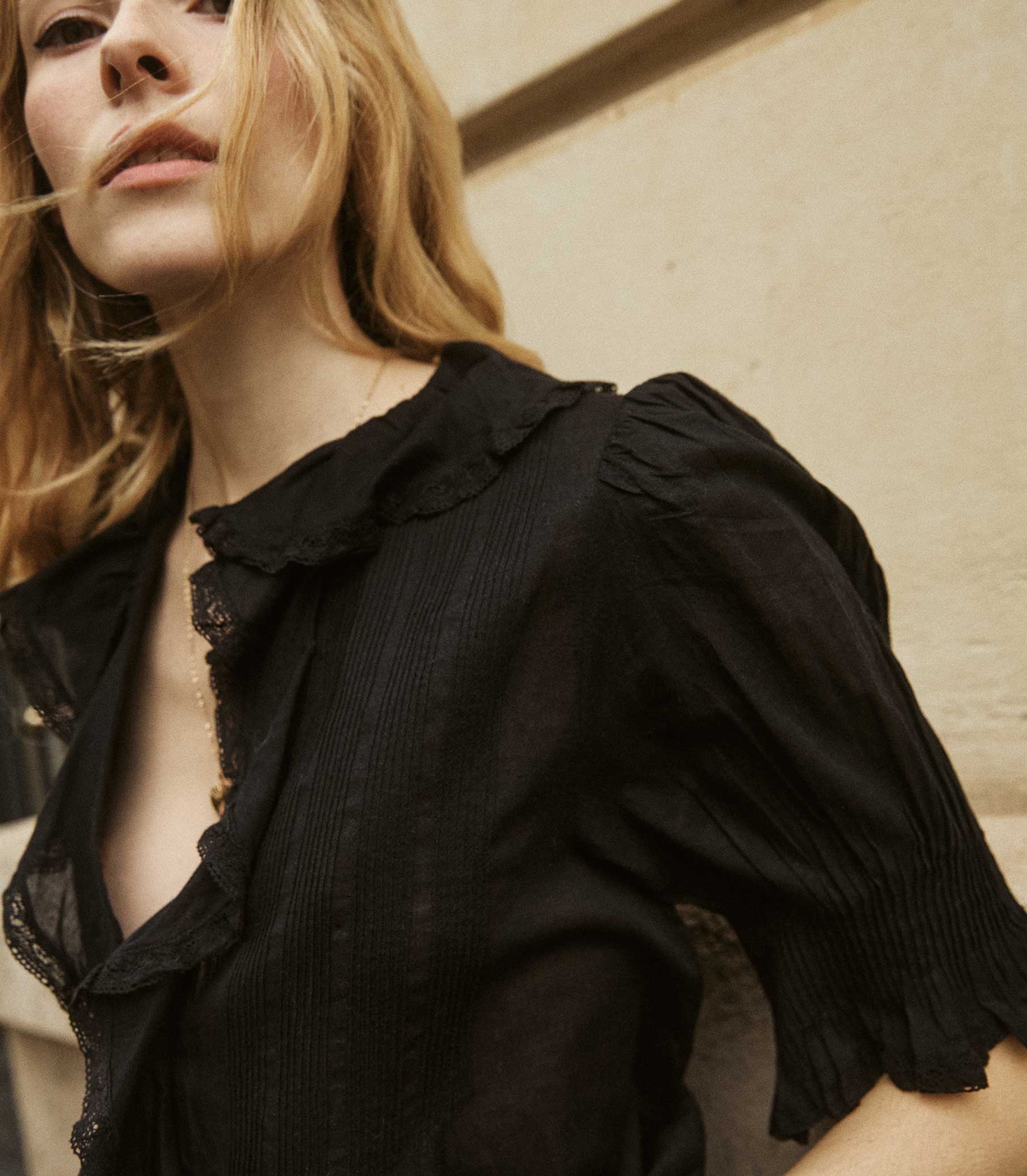 HENRI TOP -- BLACK view 4