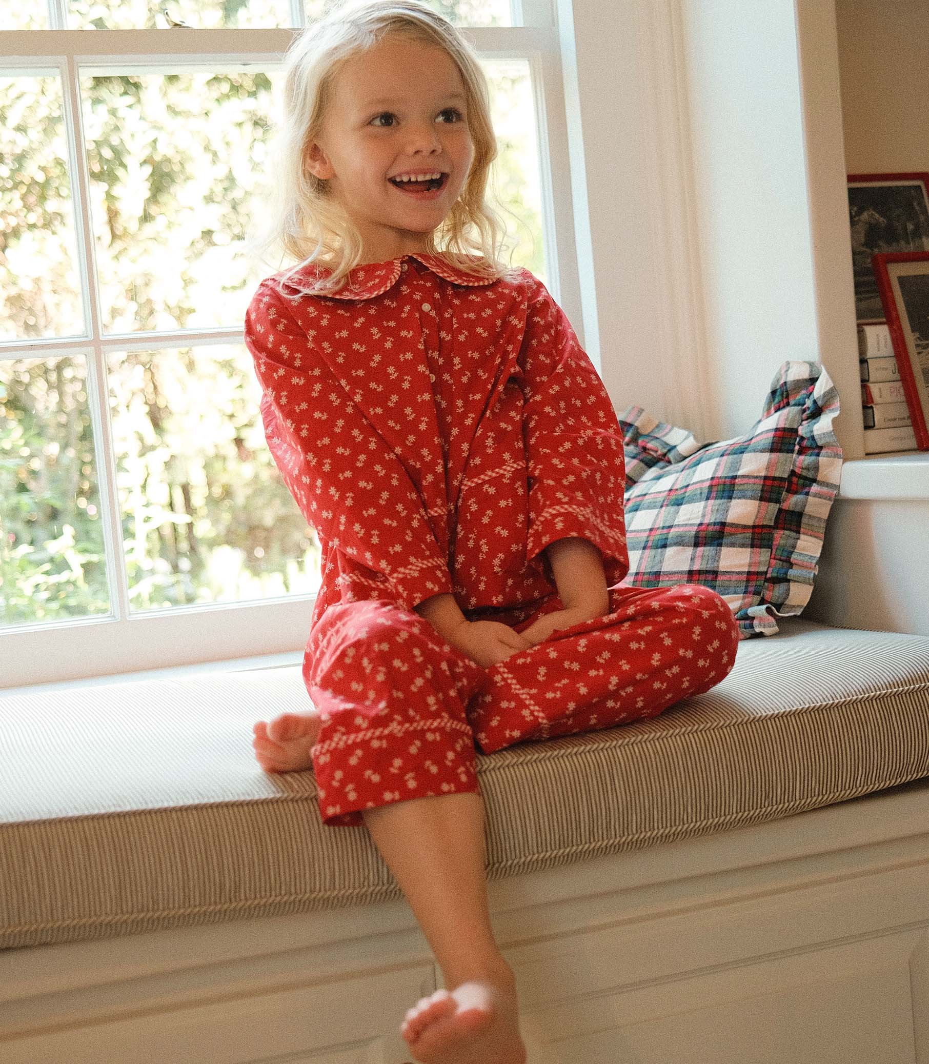 LEAF PLAYSUIT -- POMME ROUGE CALICO view 2