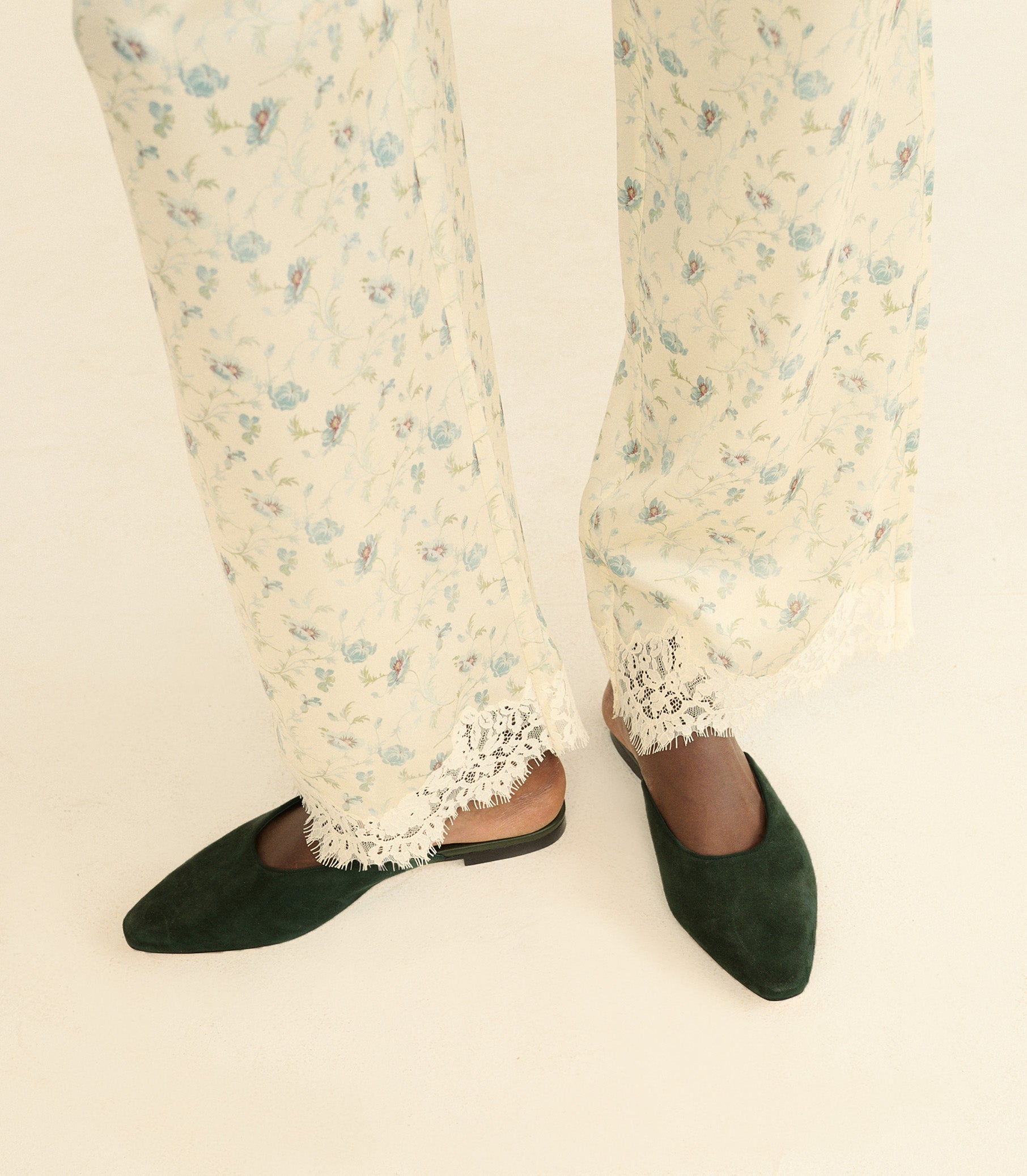 ADAIR SLIDE -- DARK PINE SUEDE view 6
