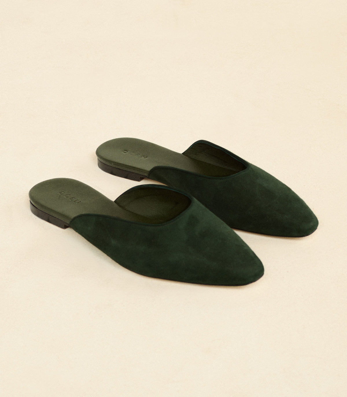 ADAIR SLIDE -- DARK PINE SUEDE