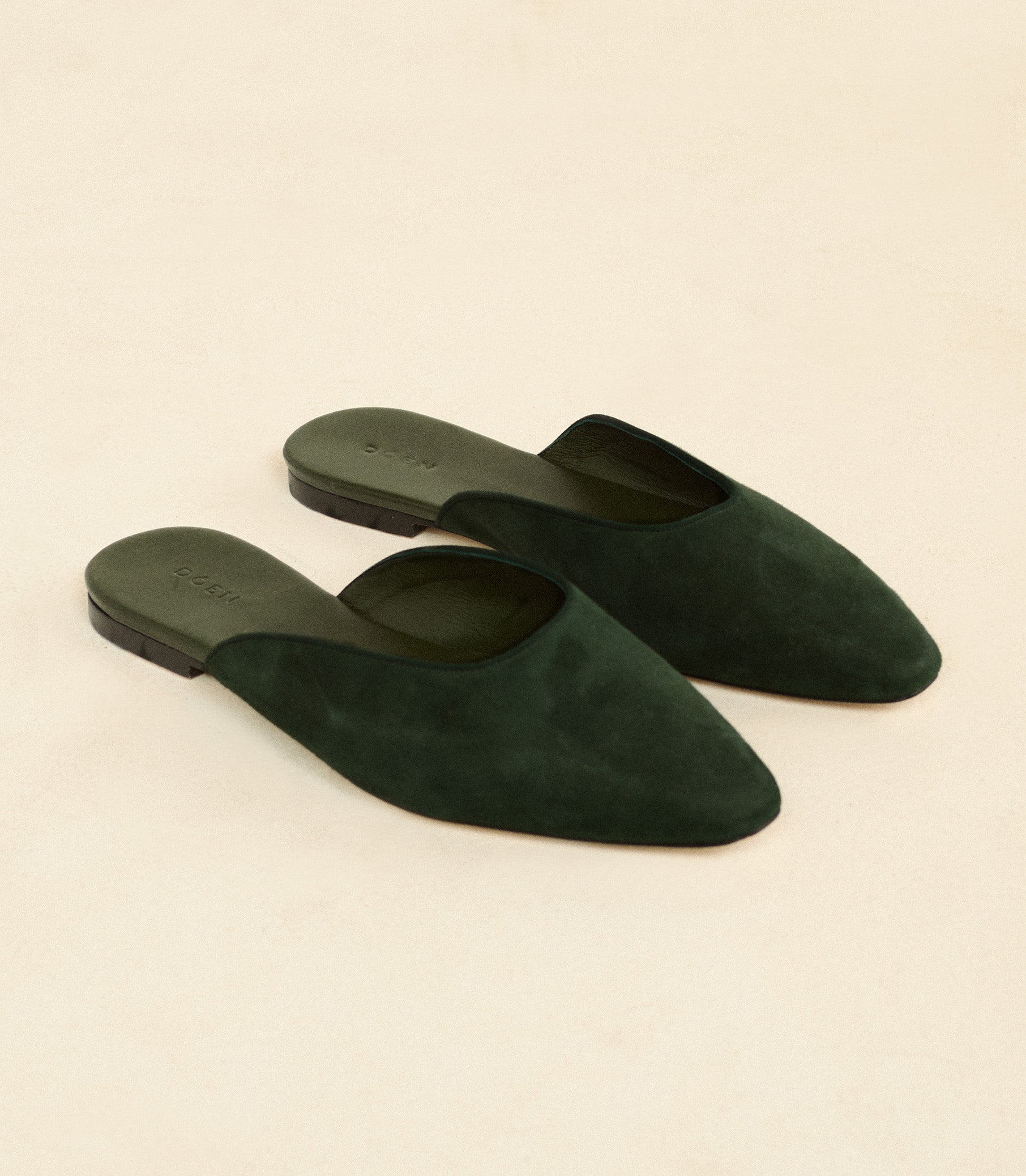 ADAIR SLIDE -- DARK PINE SUEDE view 8

