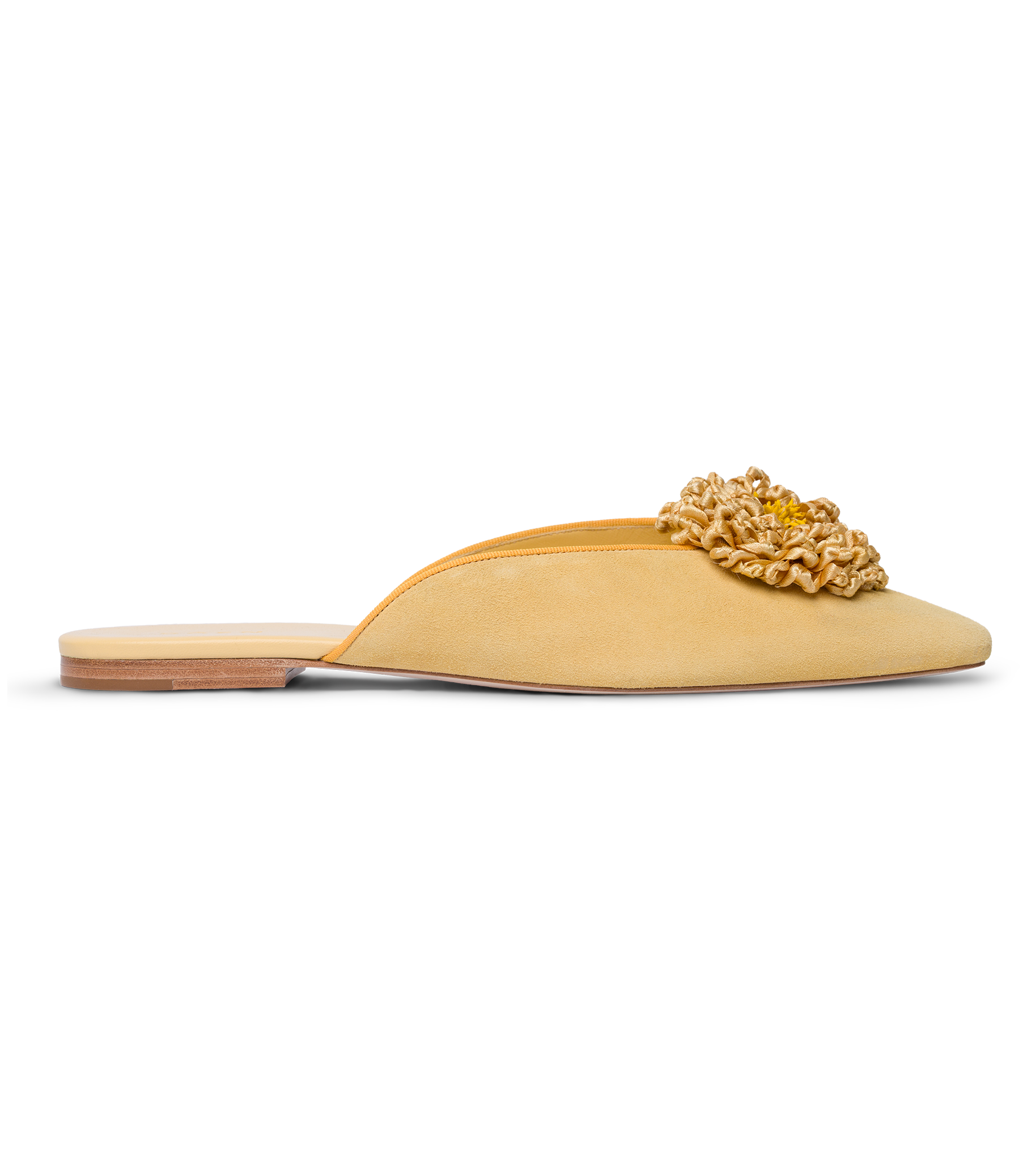 ADAIR SLIDE -- CANTALOUPE SUEDE view 3
