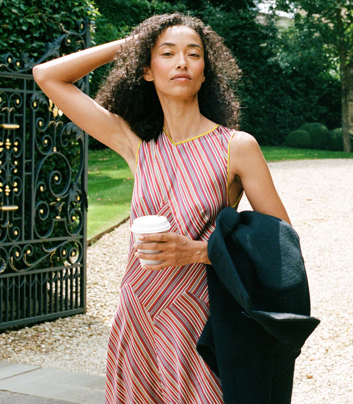 HMD -- ADELANA DRESS -- LE MARAIS STRIPE view 2
