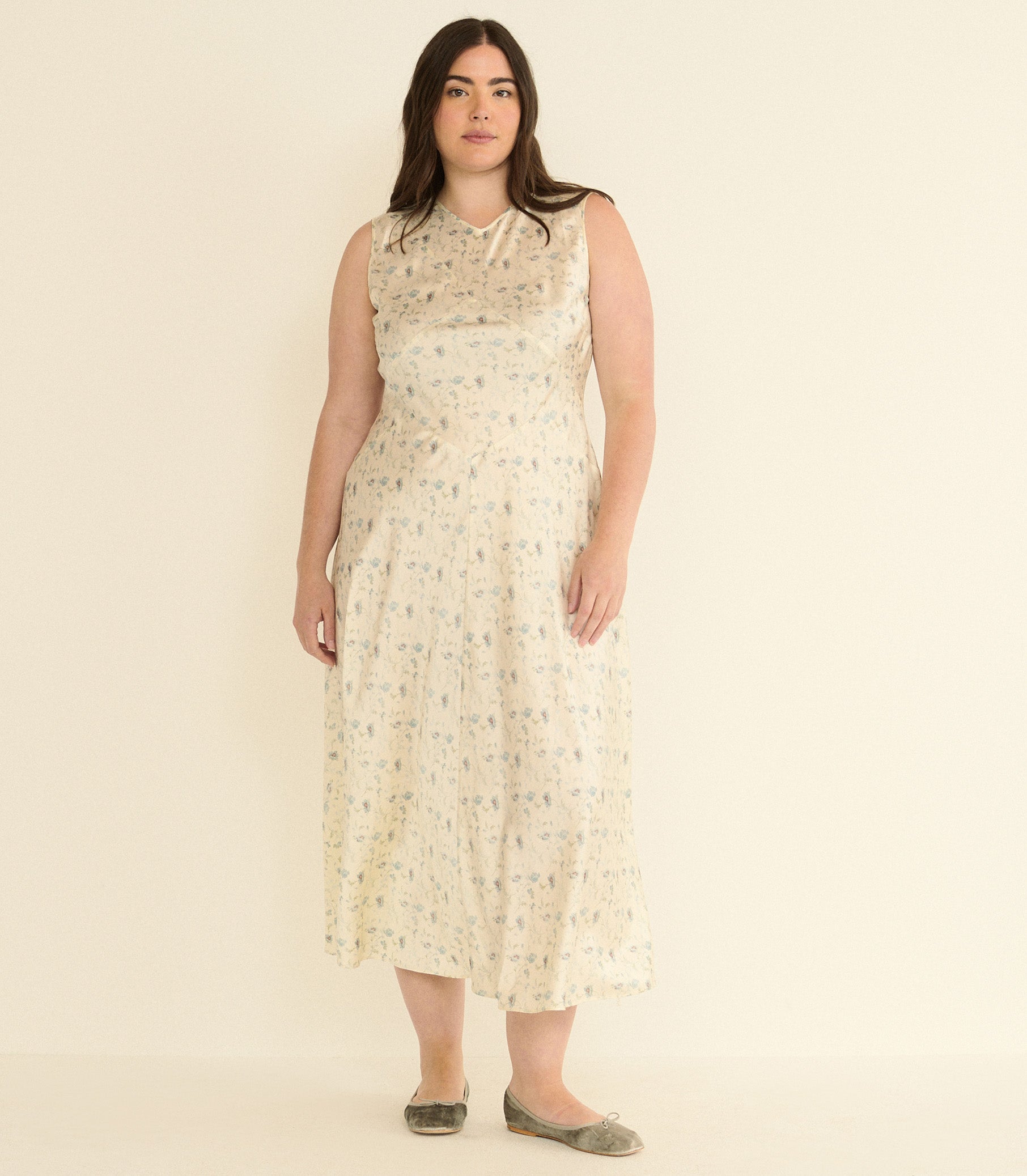 ADELANA DRESS -- CAMELLIA BLOOM view 10
