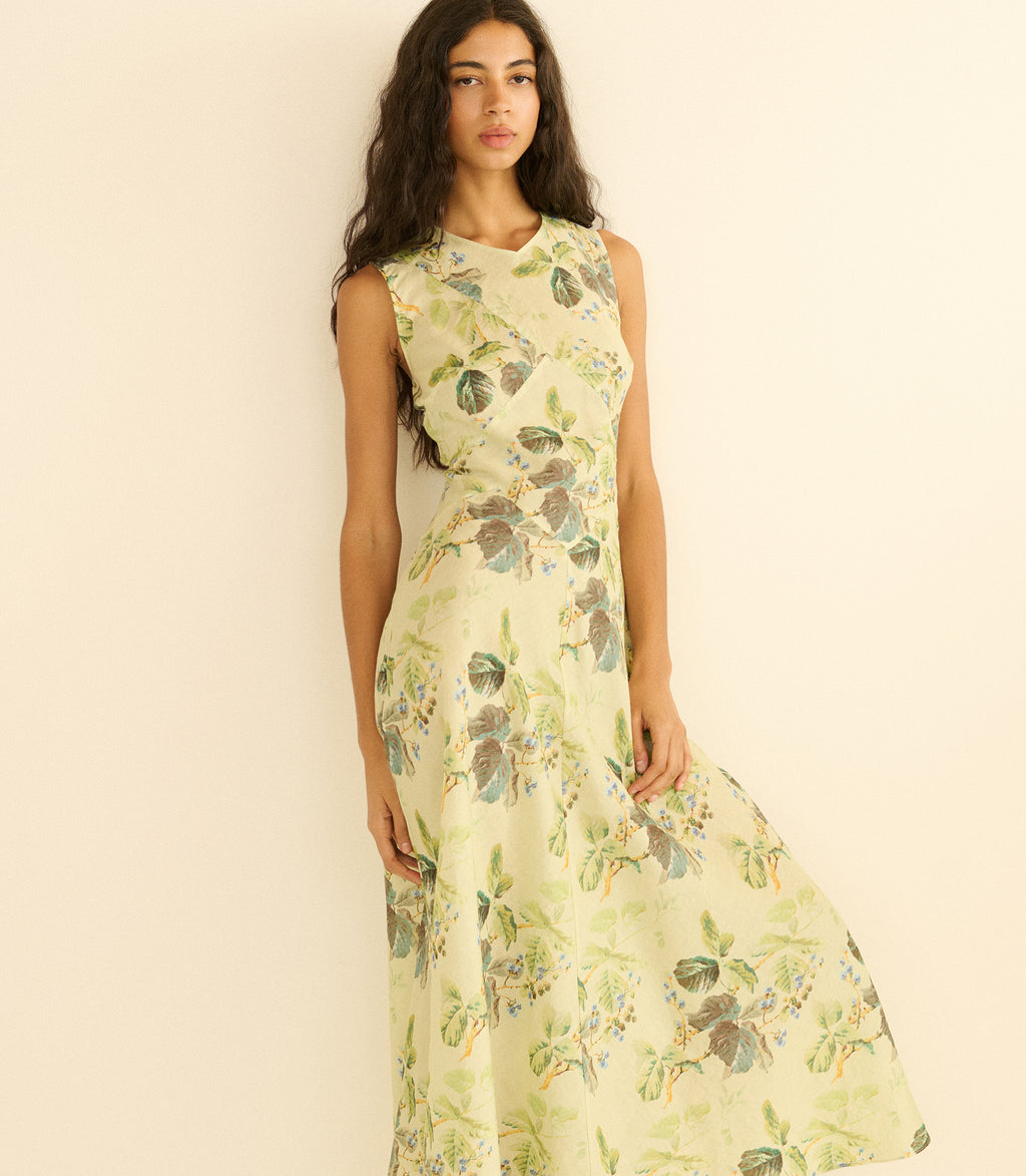 ADELANA DRESS FLORAISON DE MÛRES