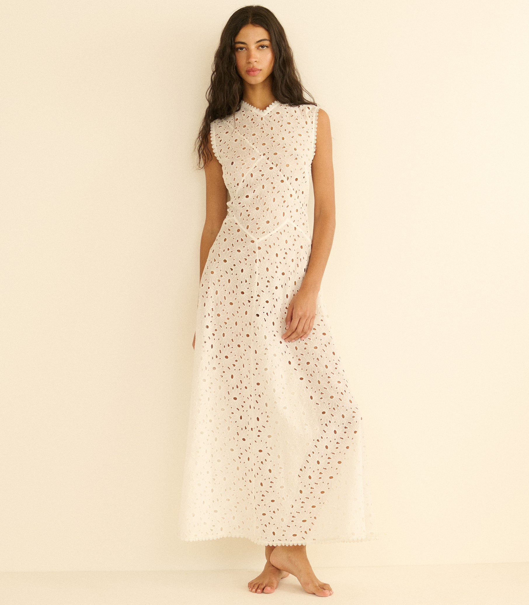 Adelana Dress - Salt | DEN Salt / XXL Adelana Dress - Salt | DEN Salt / XXL