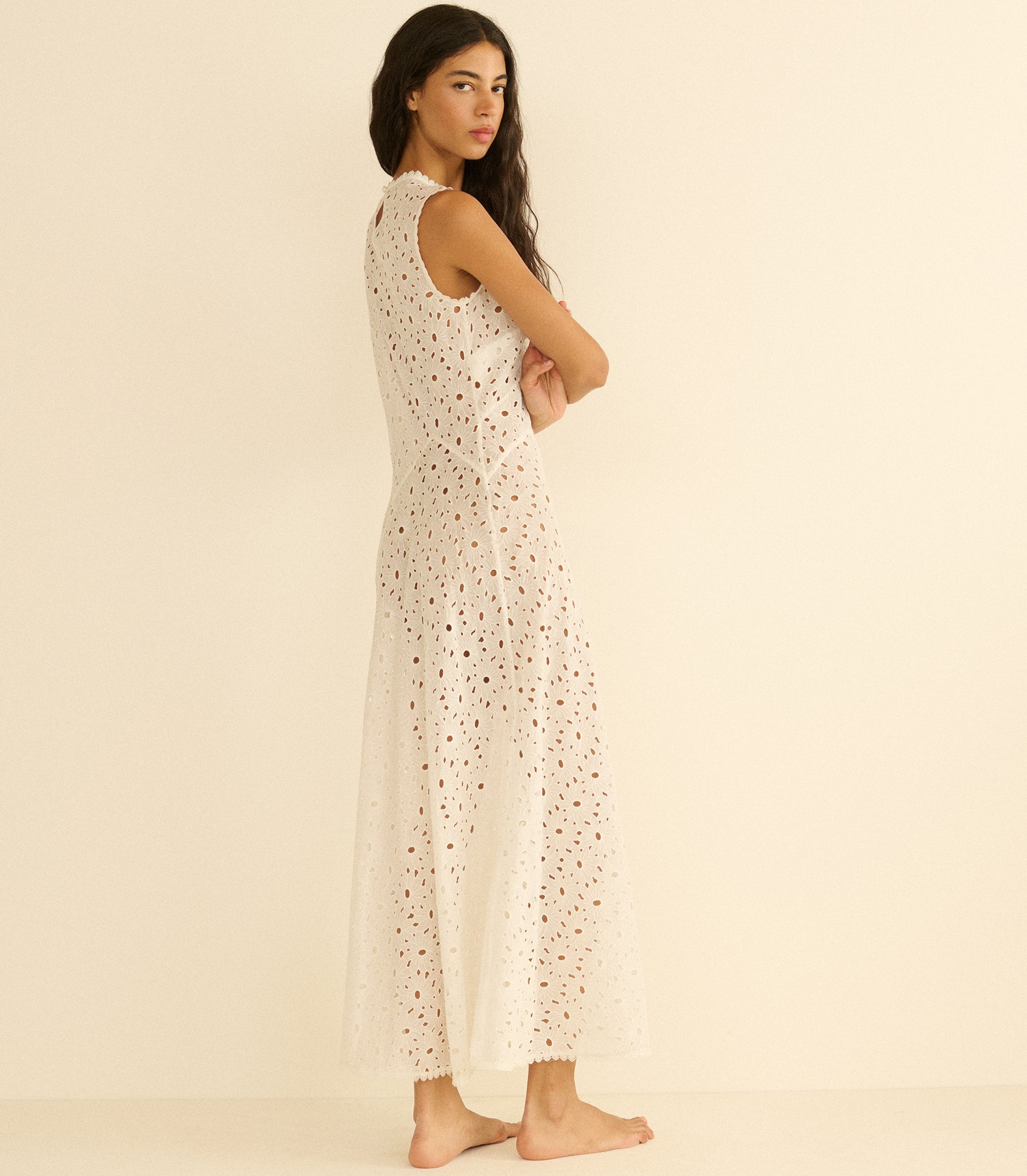Adelana Dress - Salt | DEN Salt / XXL Adelana Dress - Salt | DEN Salt / XXL
