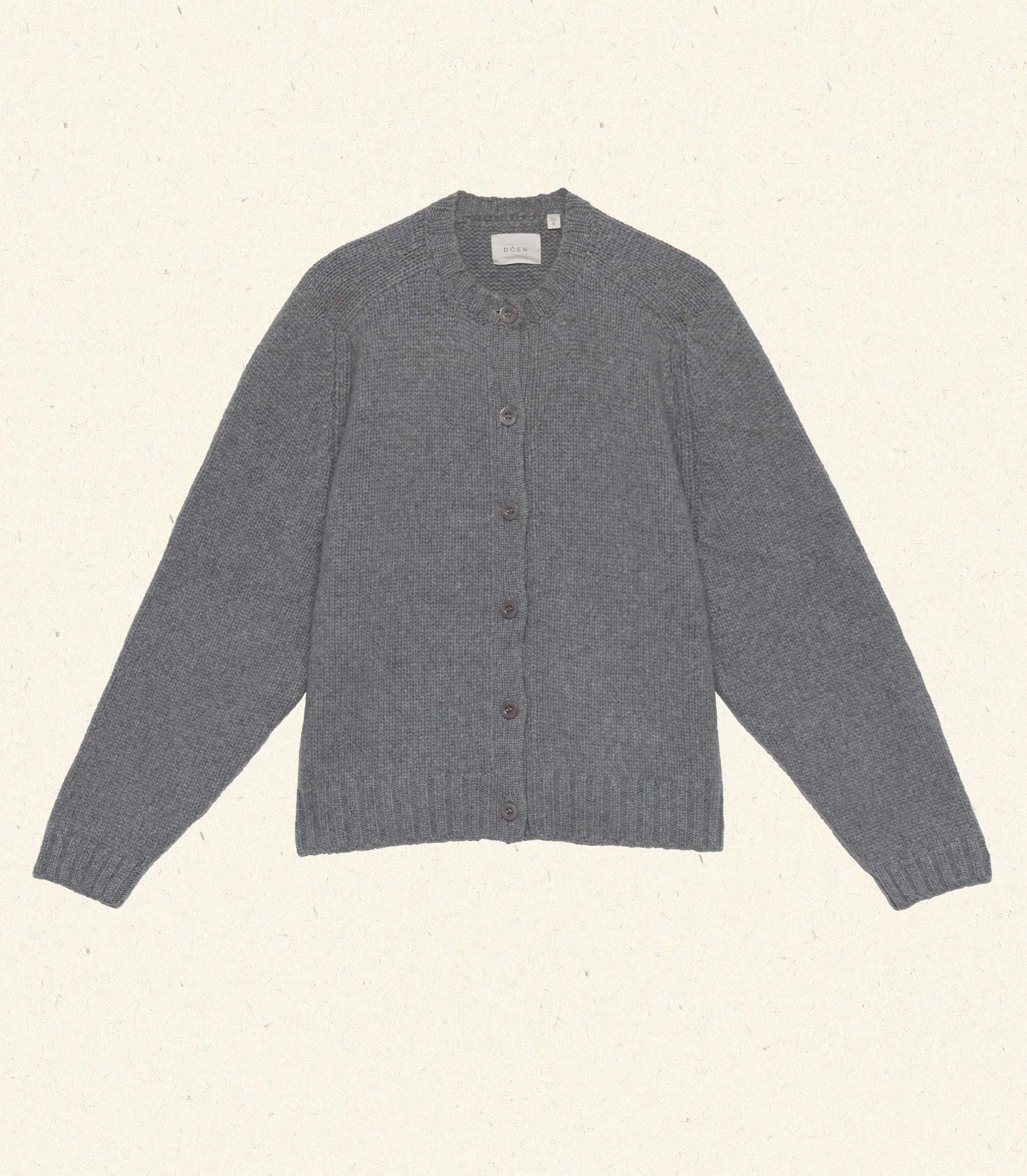 ADLEY CARDIGAN -- GREY view 4
