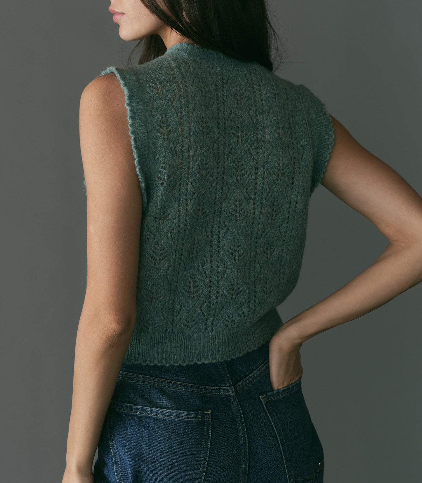 HMD -- ADRIANA VEST -- BLEU MENTHE