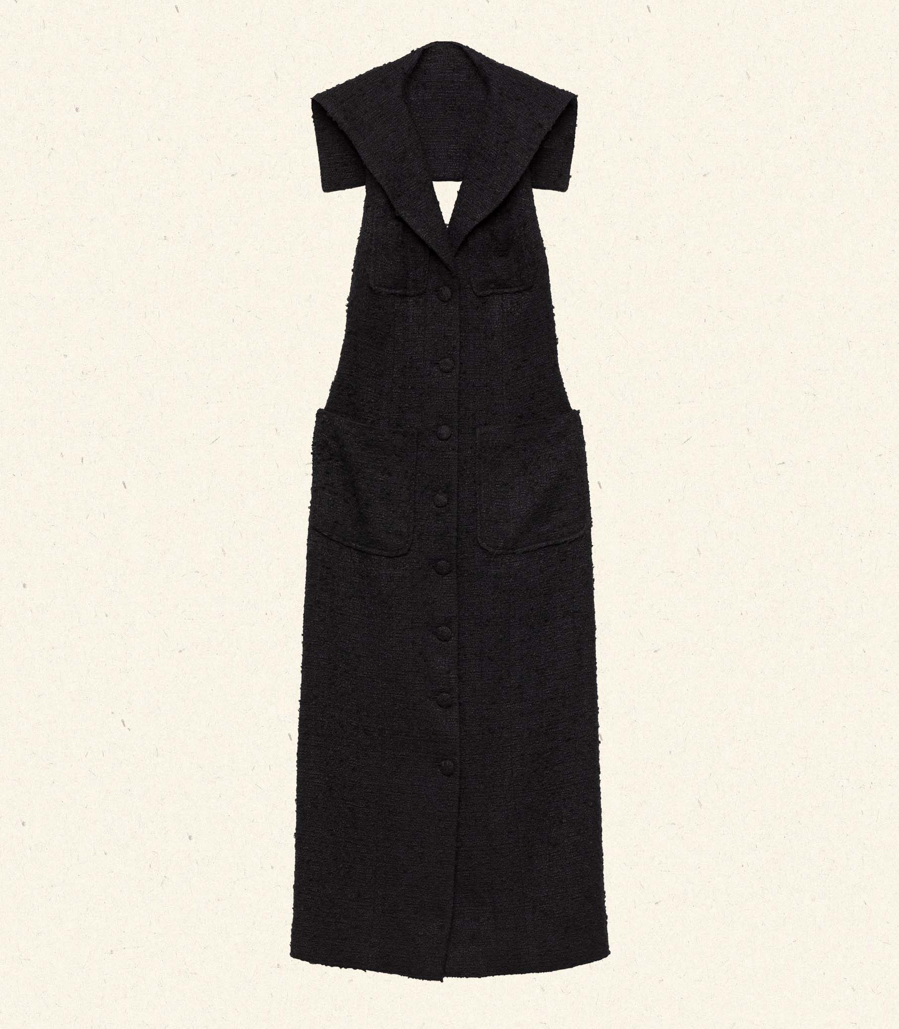 ALEXANDRIA DRESS -- BLACK view 4