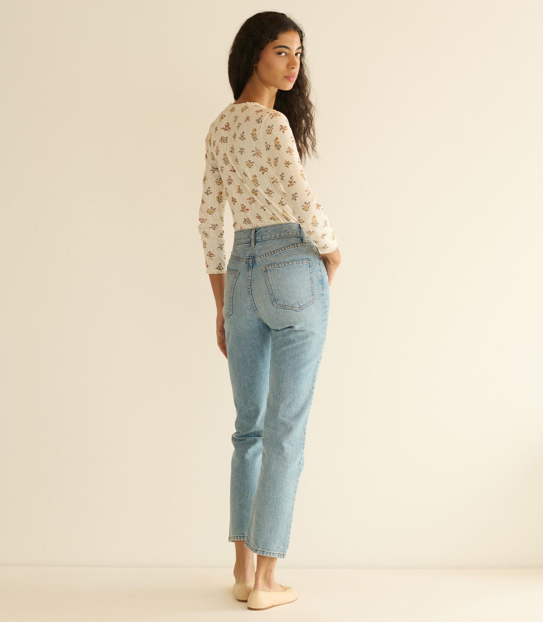 ALEXANDRIA TEE -- CRÈME PETIT PALAIS view 5