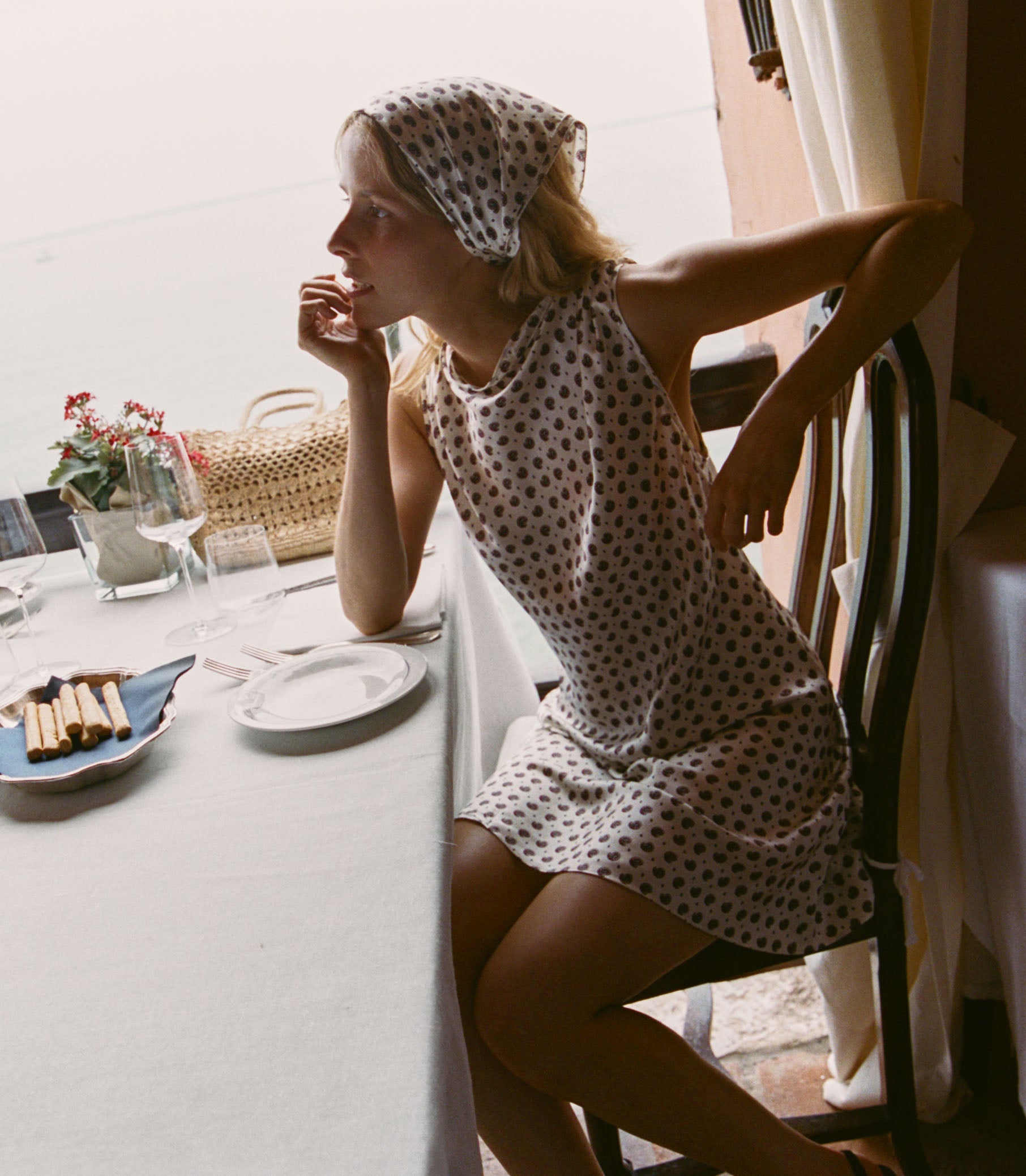 ALFREDA DRESS -- FRANCOISE FOULARD