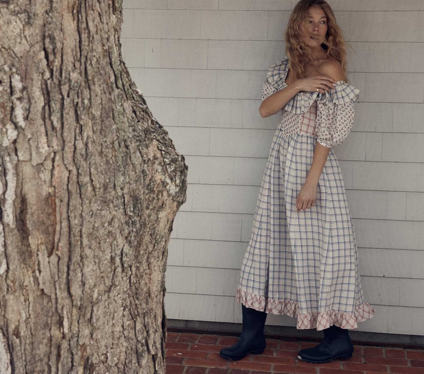 HMD -- ALMADA DRESS -- ATTICUS PRINT MIX